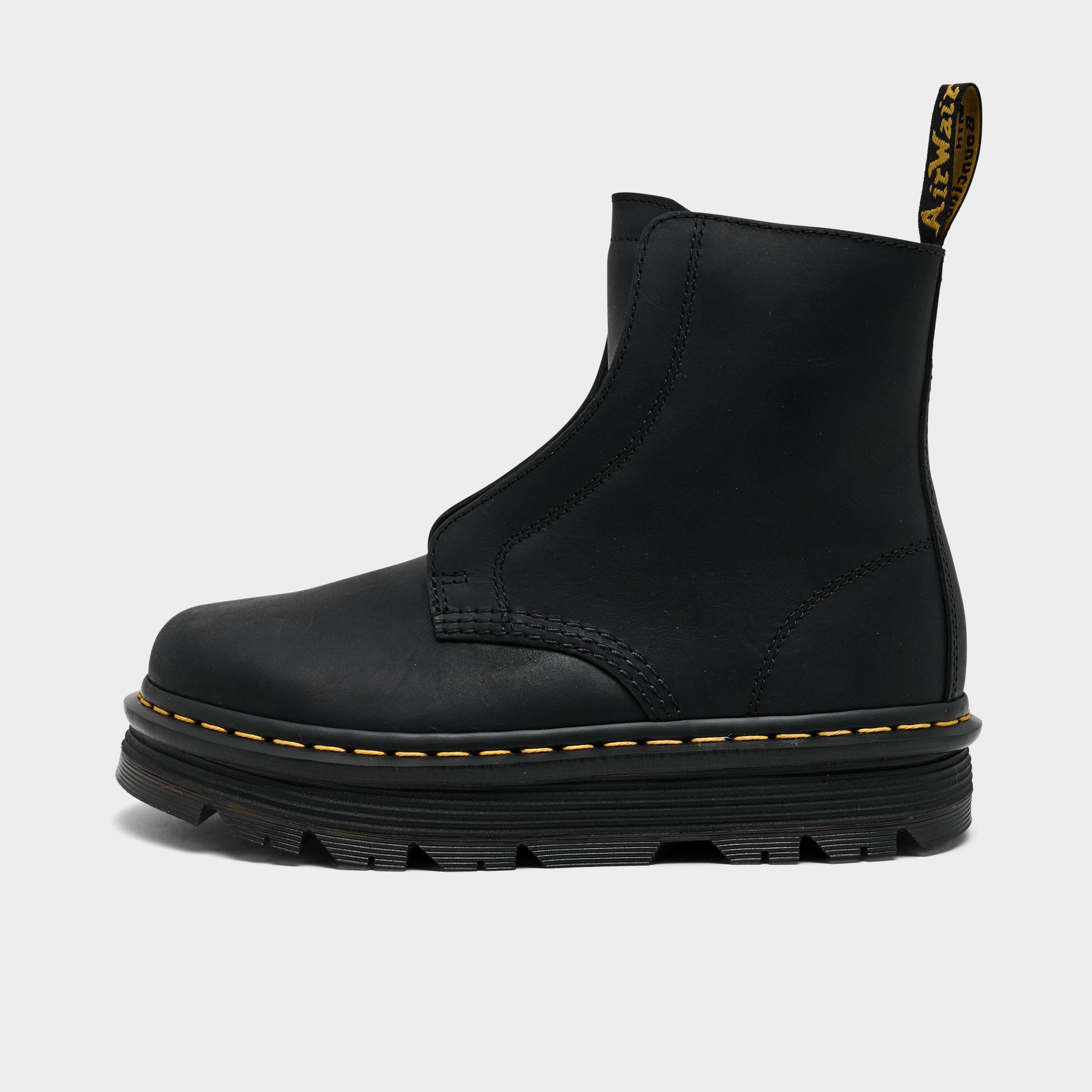 Dr. Martens Zebzag Leather Laceless Slip-On Boots