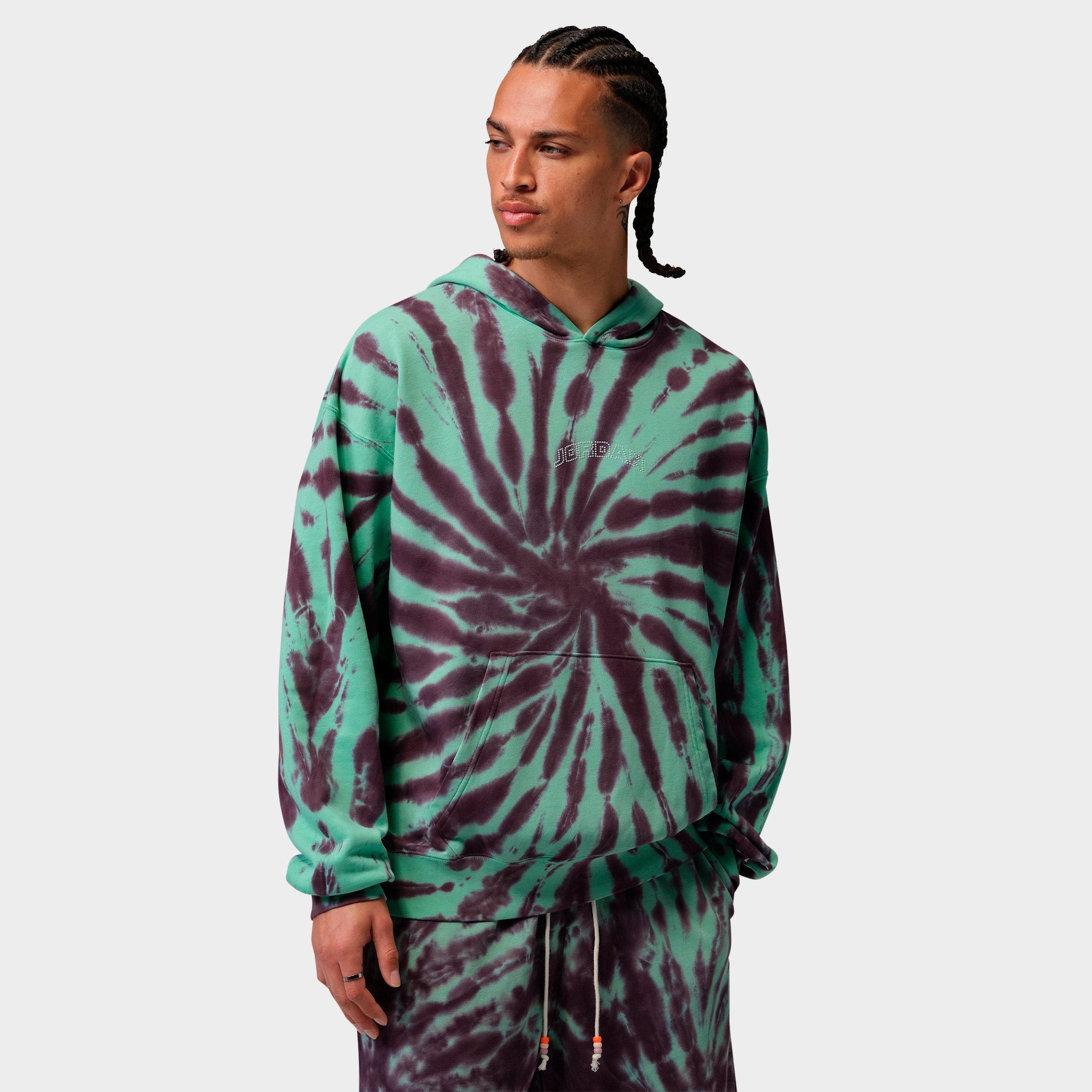Jordan Brooklyn Fleece Tie-Dye Festival Pullover Hoodie