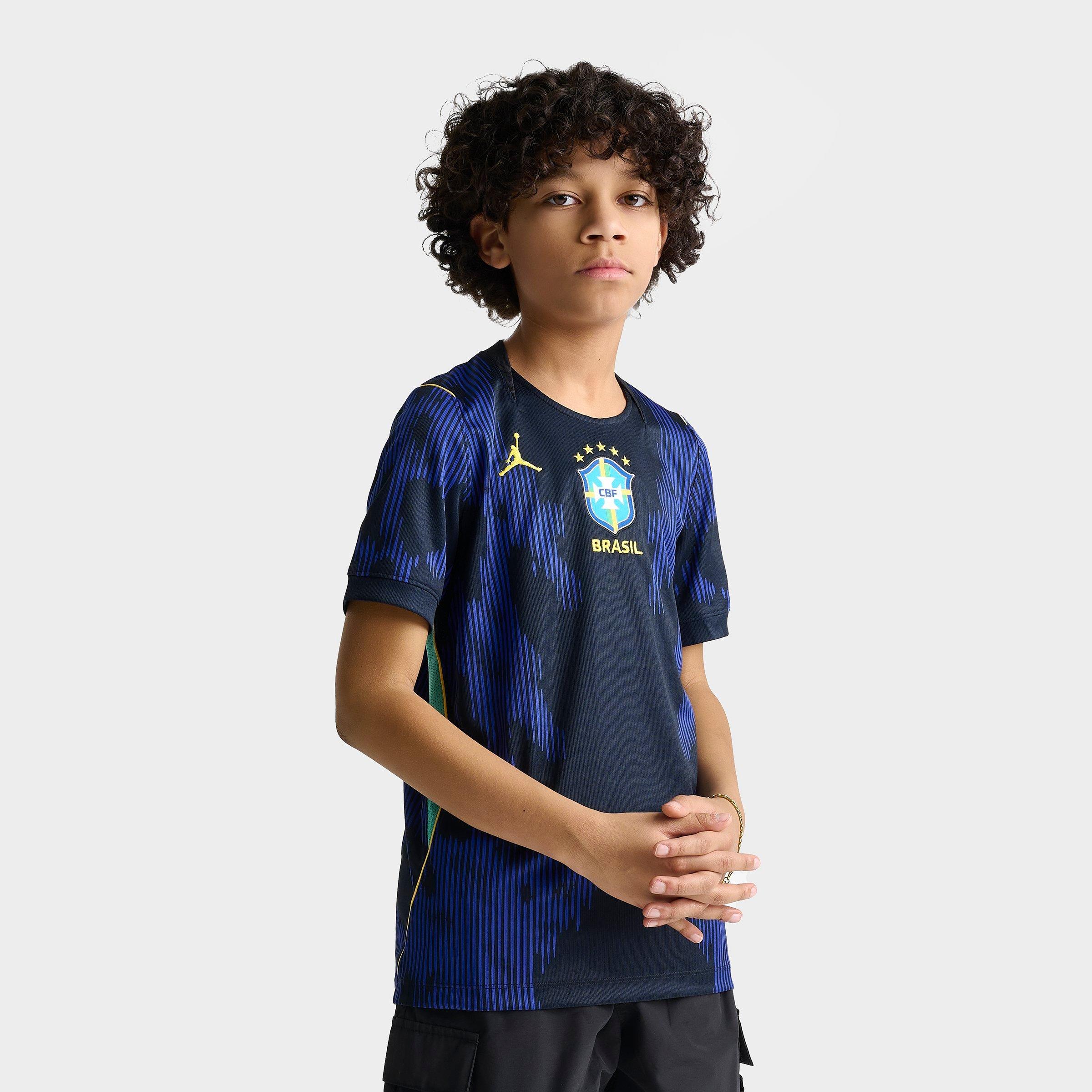 Jordan Brazil 26 Stadium Away Dri-FIT Replica Soccer Jersey
