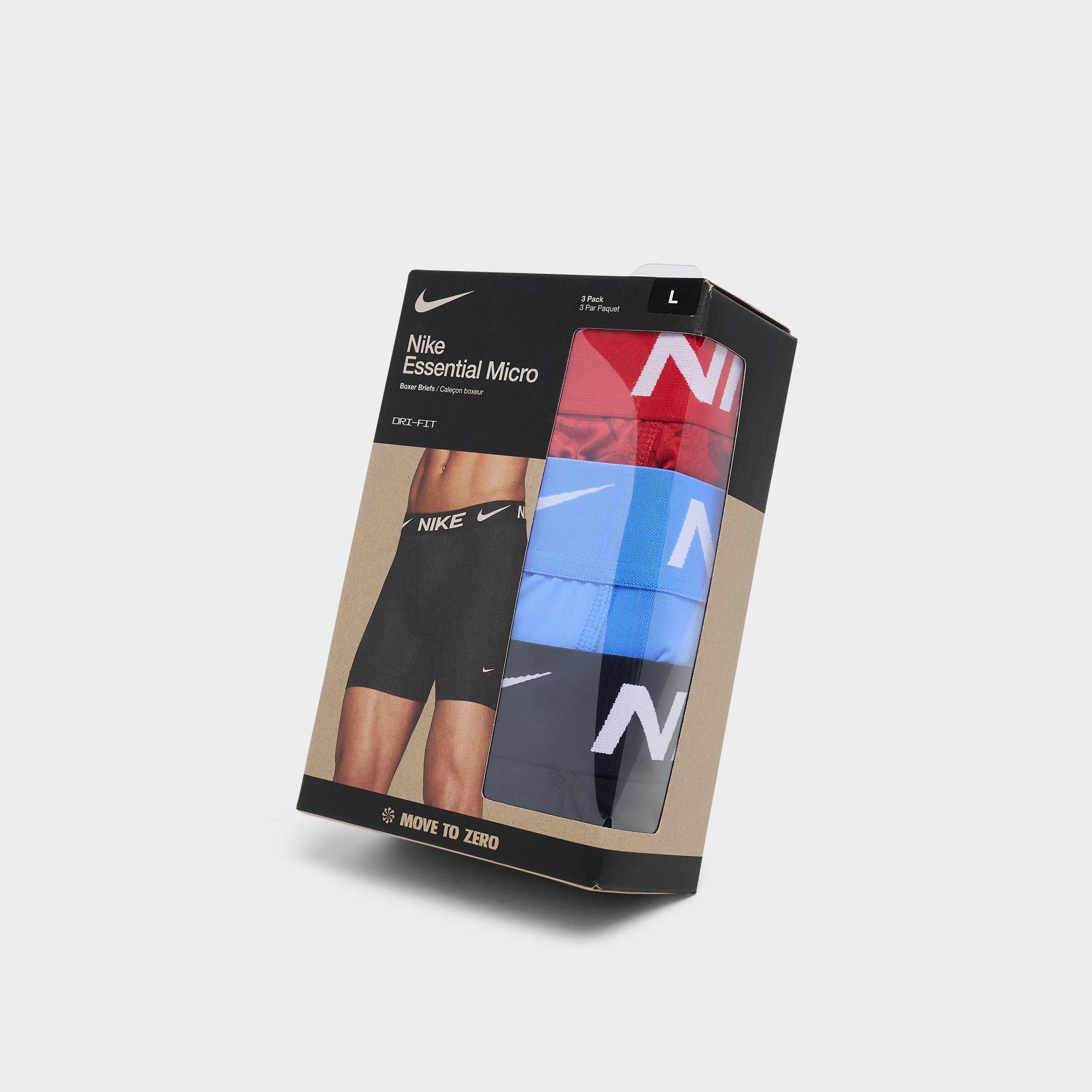 Nike Dri-FIT Essential Micro Boxer Briefs (3-Pack)