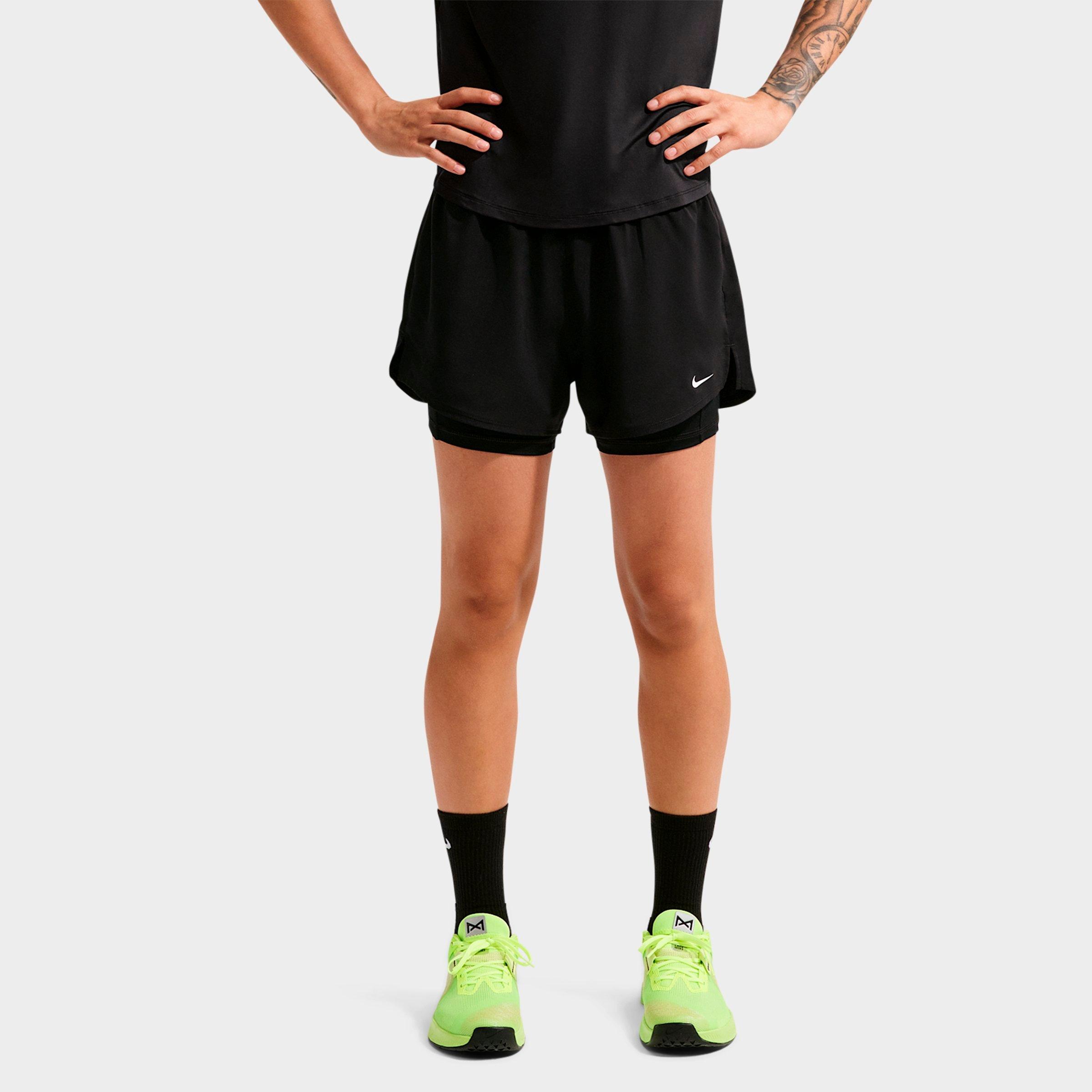 Nike One Fitted Dri-FIT High-Waisted 3-Inch 2-in-1 Shorts