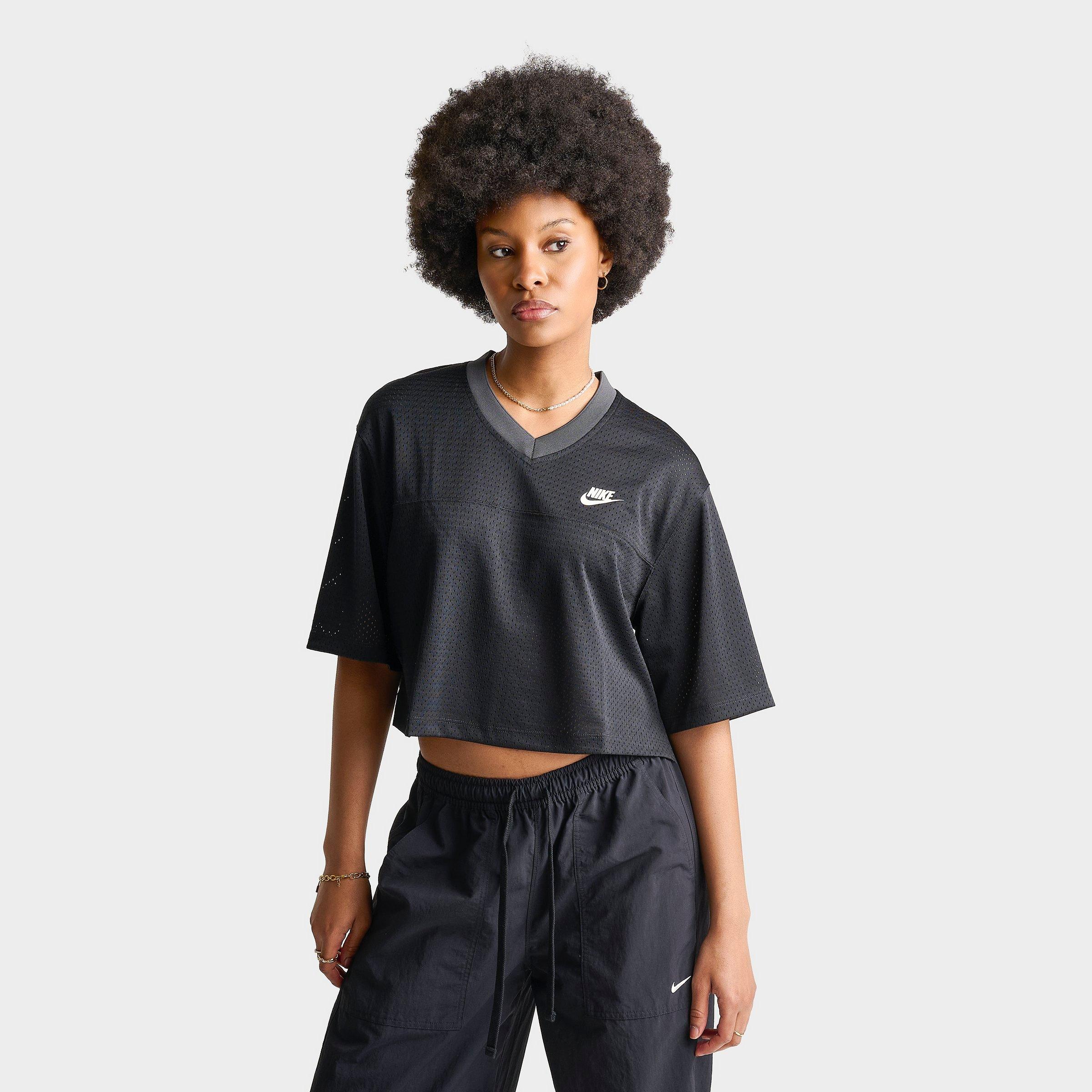 Nike Sportswear Oversized Heritage Cropped Mesh Jersey