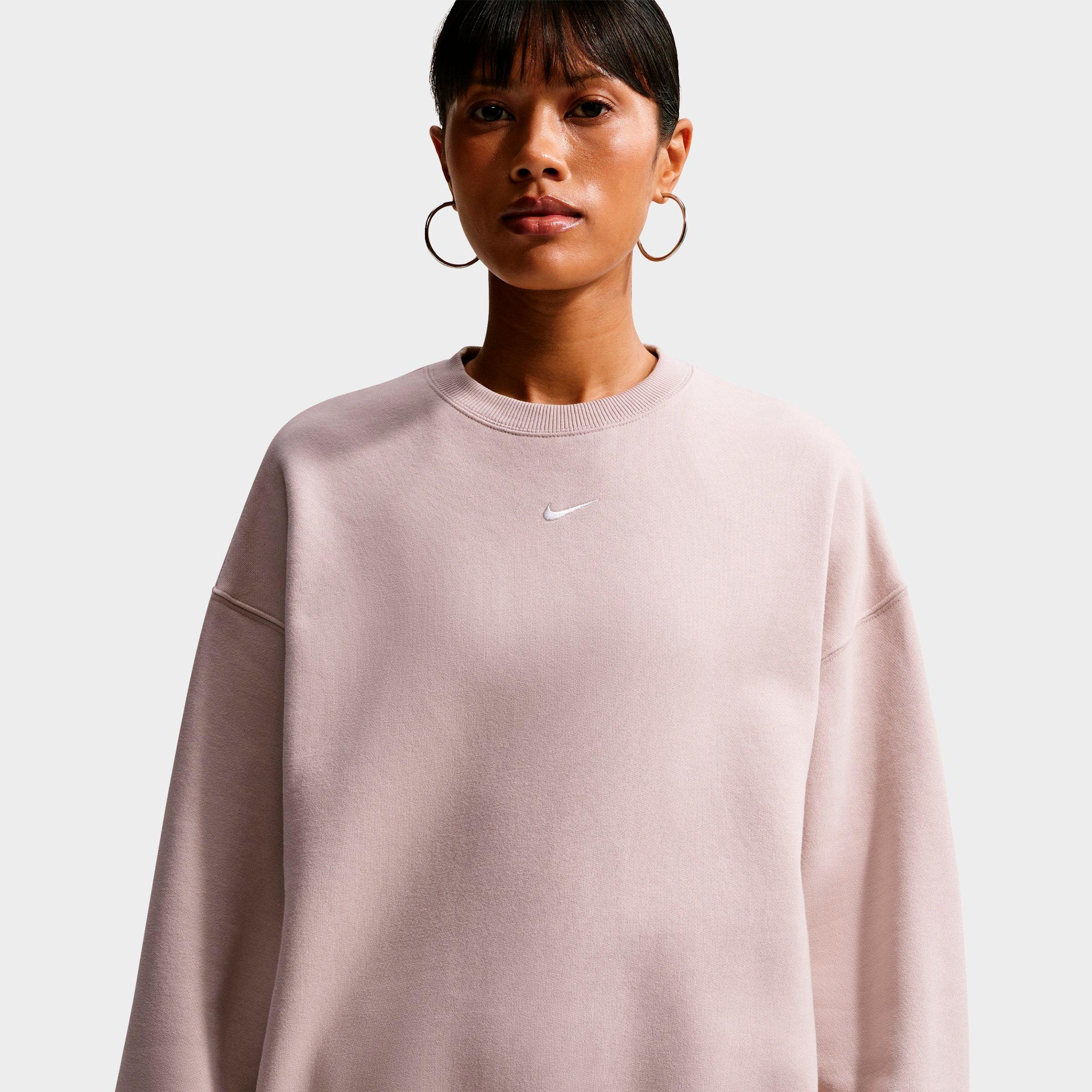 Nike Studio Fleece Medium Weight Oversized Crewneck