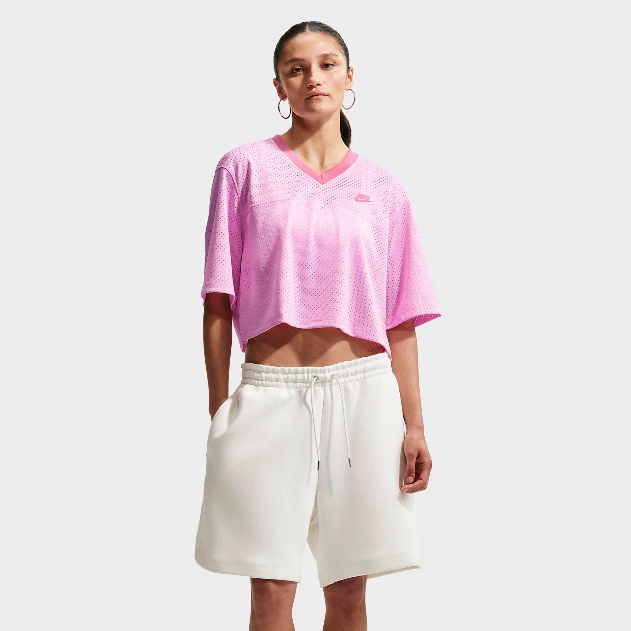 Nike Sportswear Oversized Heritage Cropped Mesh Jersey