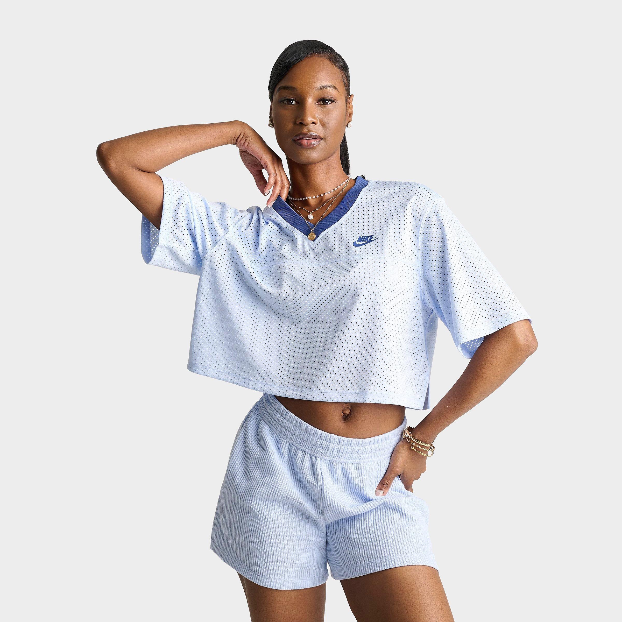 Nike Sportswear Oversized Heritage Cropped Mesh Jersey