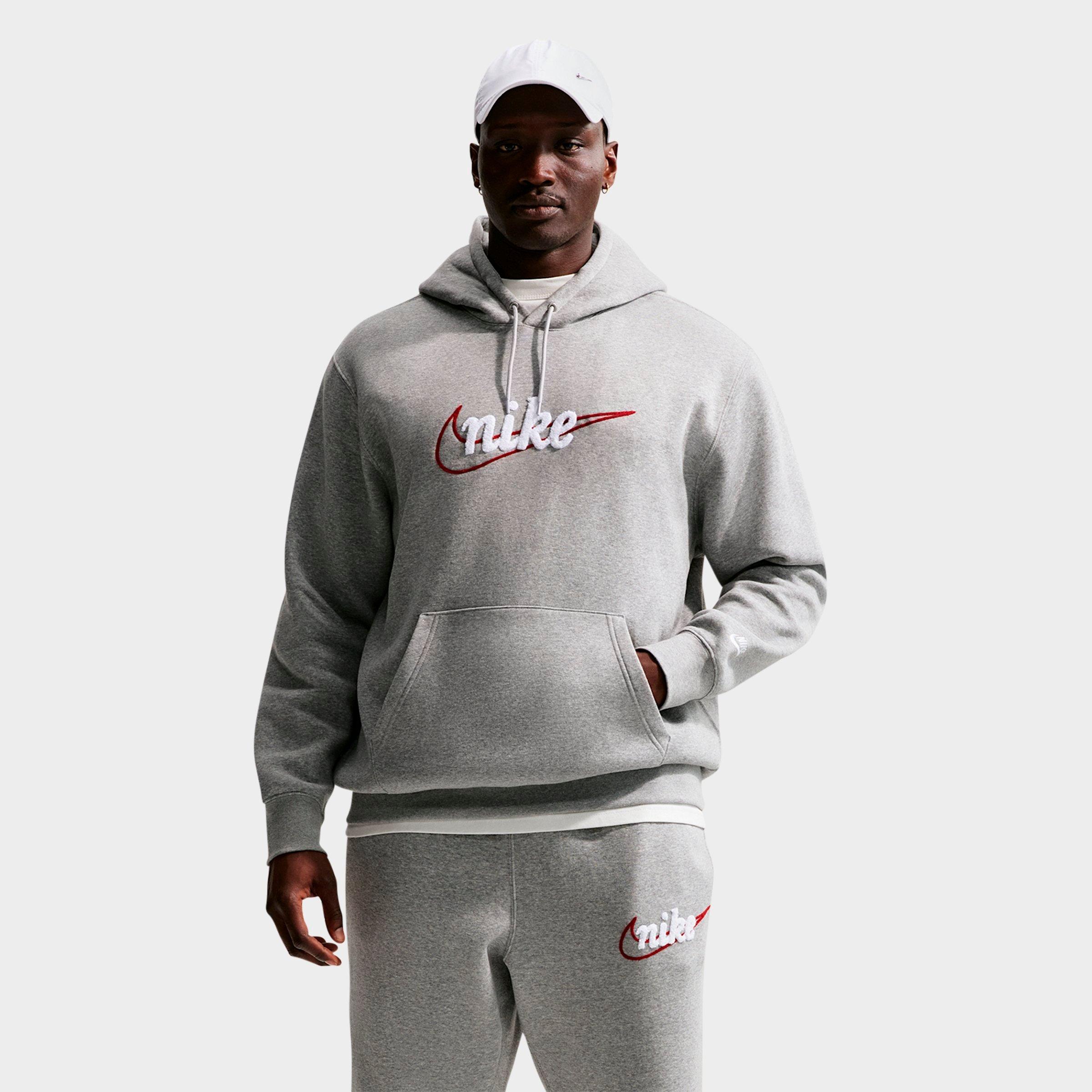 Nike Sportswear Club Chenille Script Pullover Fleece Hoodie