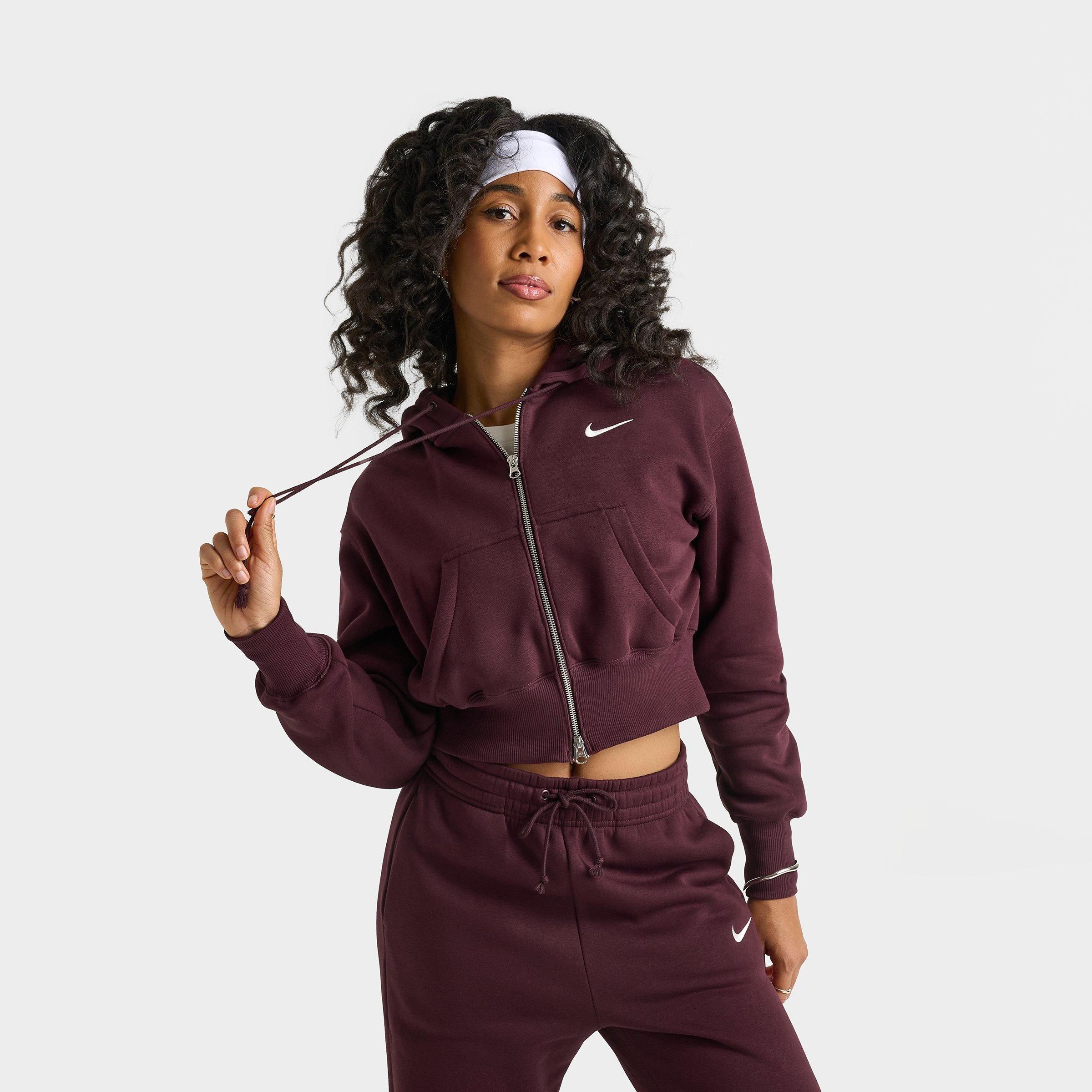 Nike Sportswear Phoenix Fleece Crop Full-Zip Hoodie