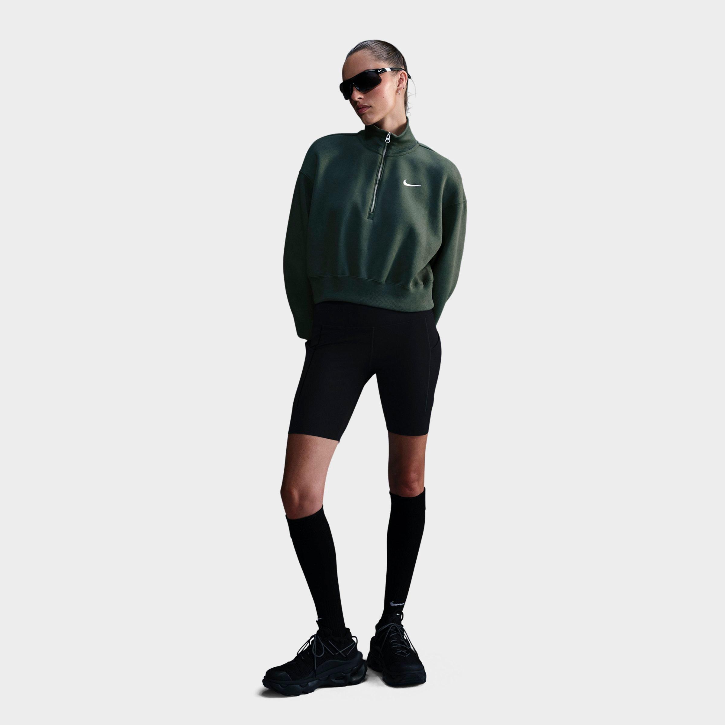 Nike Sportswear Phoenix Fleece Oversized Half-Zip Crop Sweatshirt