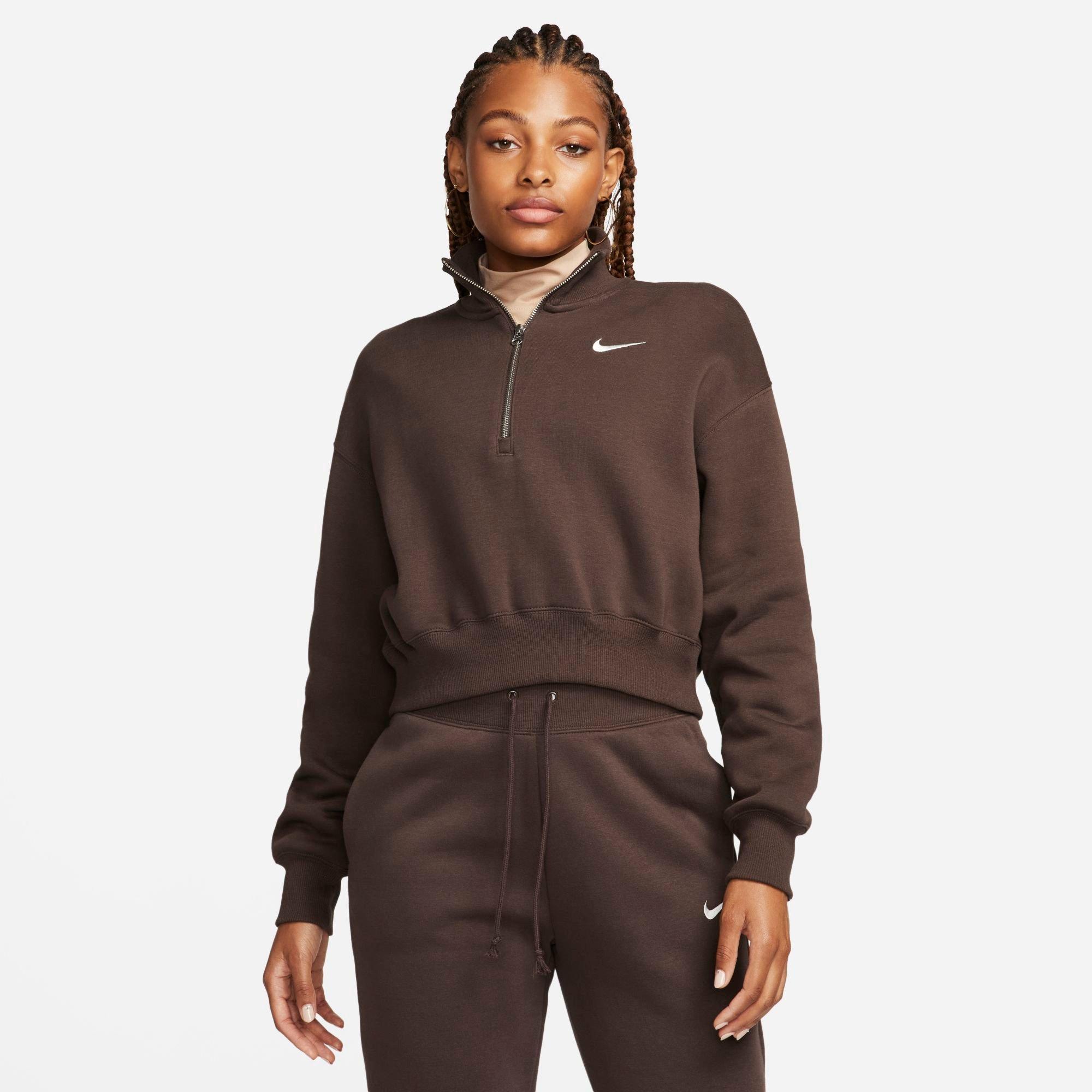Nike Sportswear Phoenix Fleece Oversized Half-Zip Crop Sweatshirt