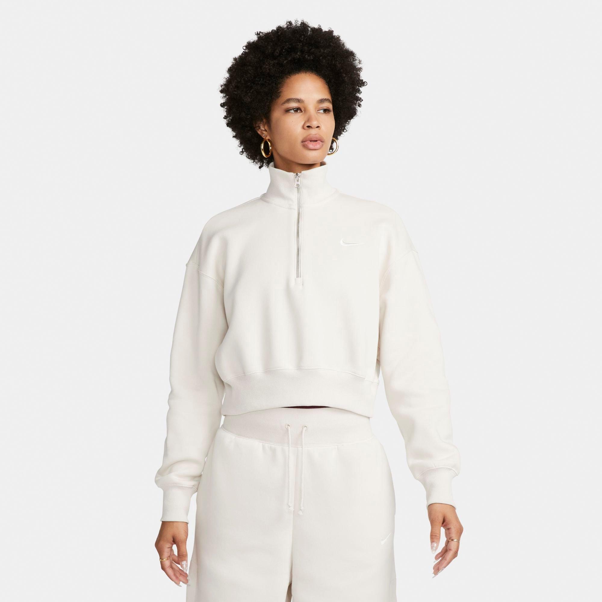 Nike Sportswear Phoenix Fleece Oversized Half-Zip Crop Sweatshirt