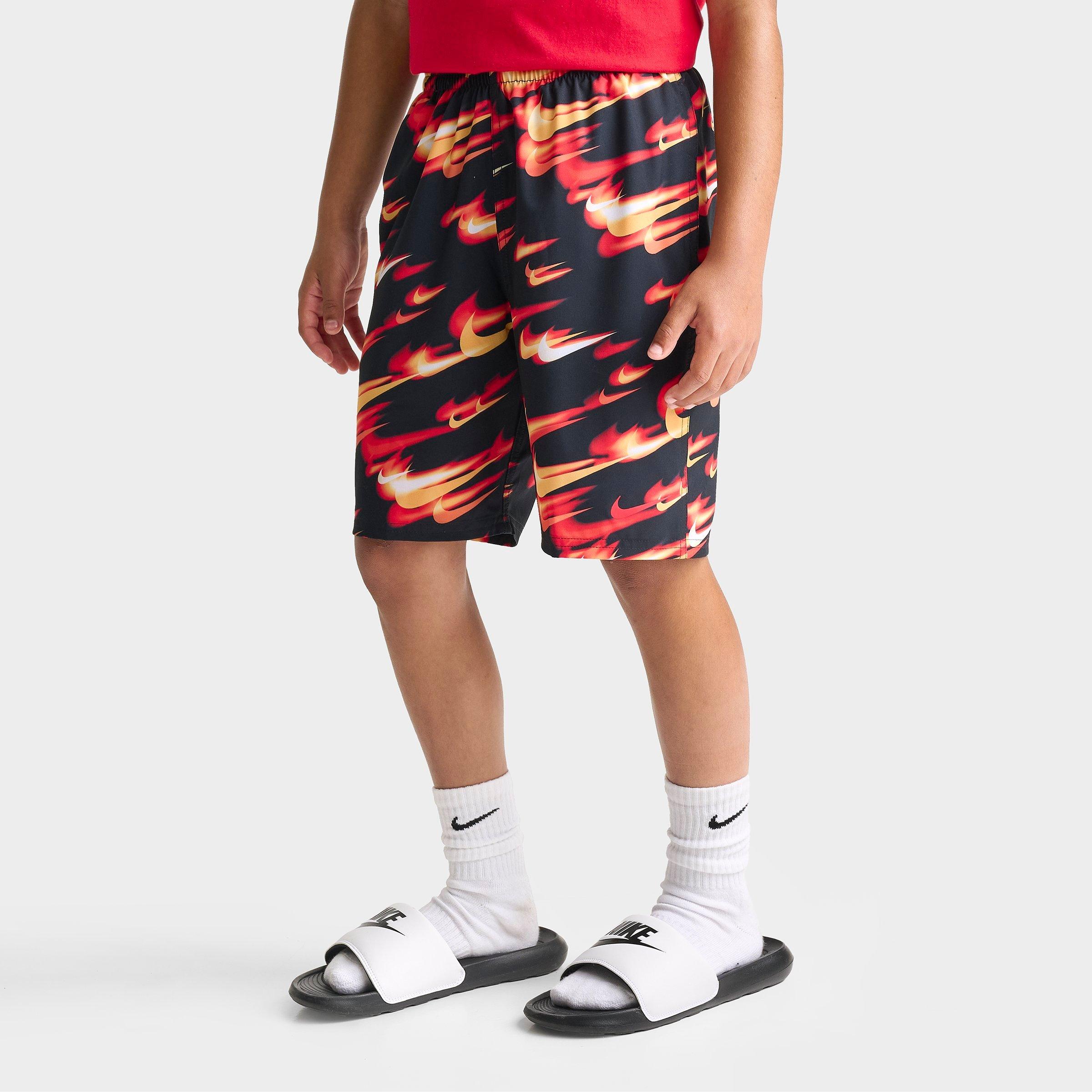 Nike Swim Heat Map Swoosh 7-Inch Lined Volley Shorts
