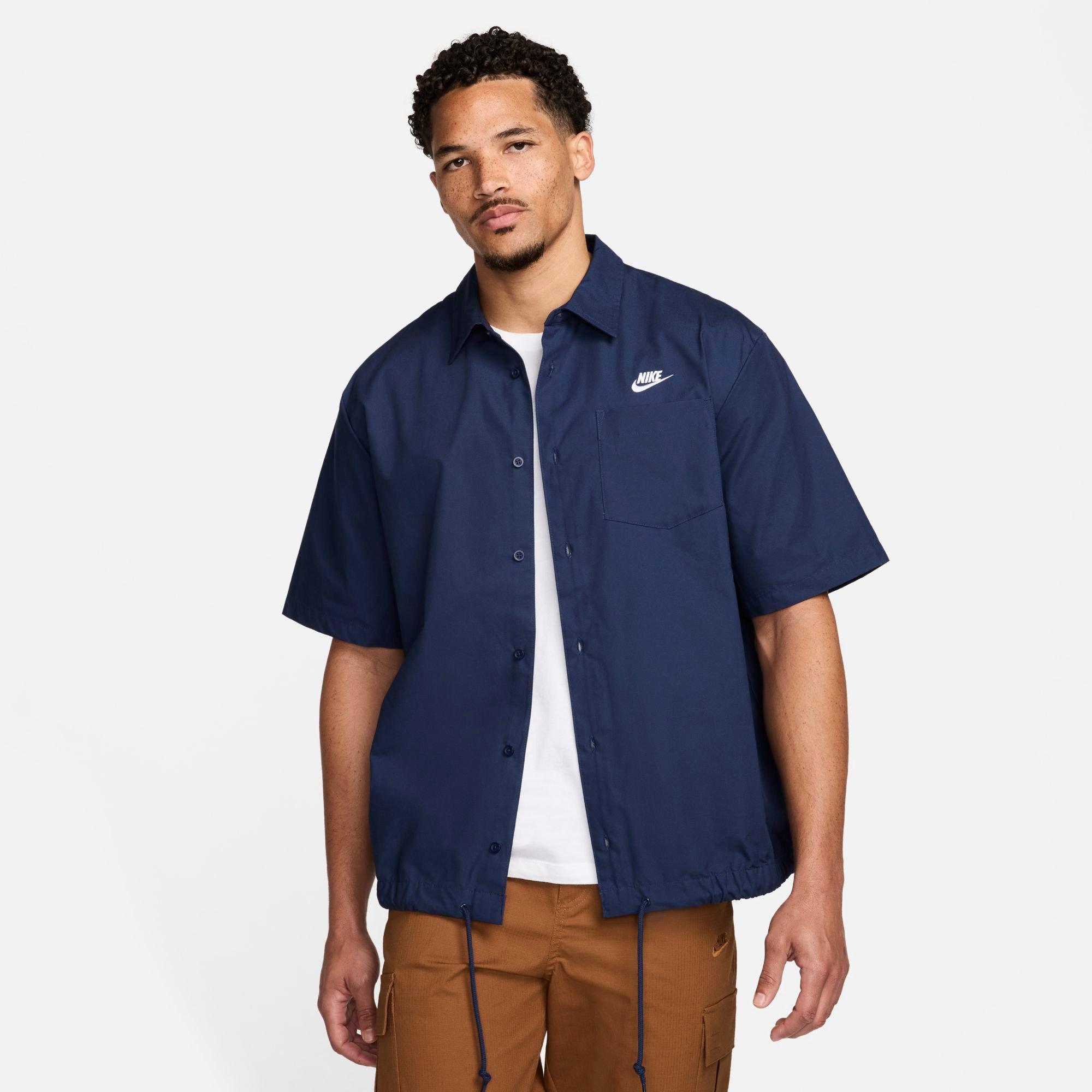 Nike Club Oxford Button-Down Short-Sleeve Shirt