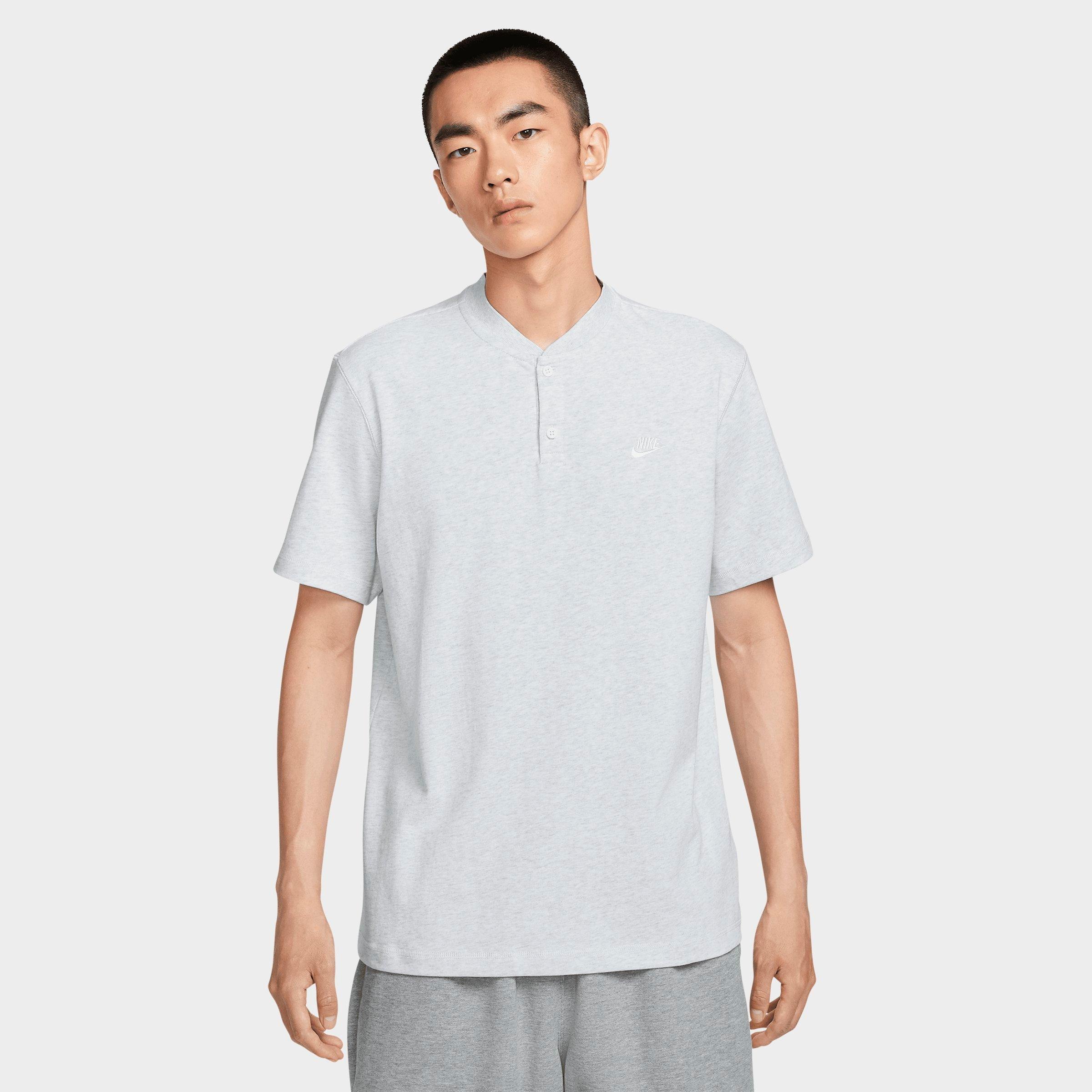 Nike Club Short-Sleeve Henley Shirt