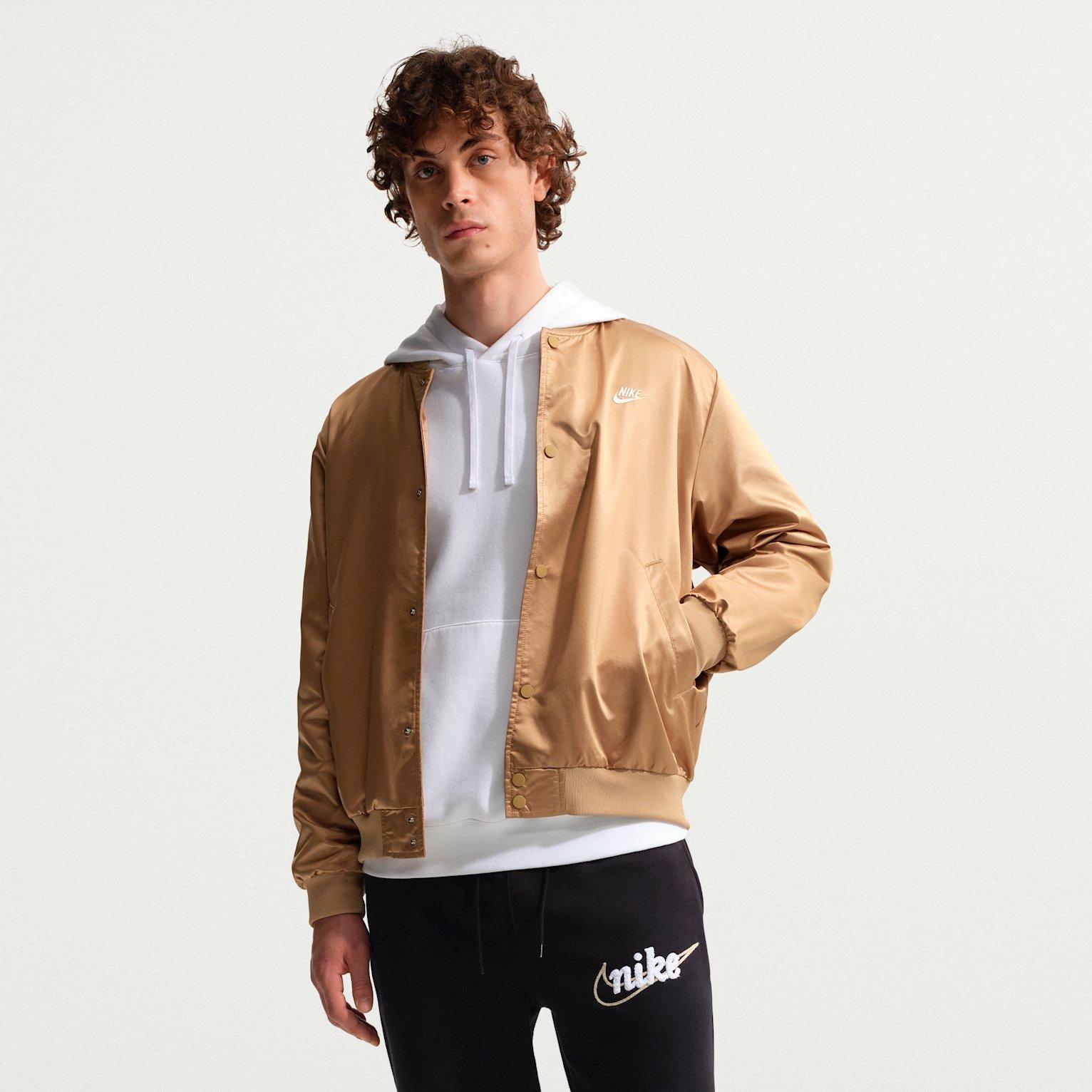 Nike Sportswear Club Satin Varsity Jacket