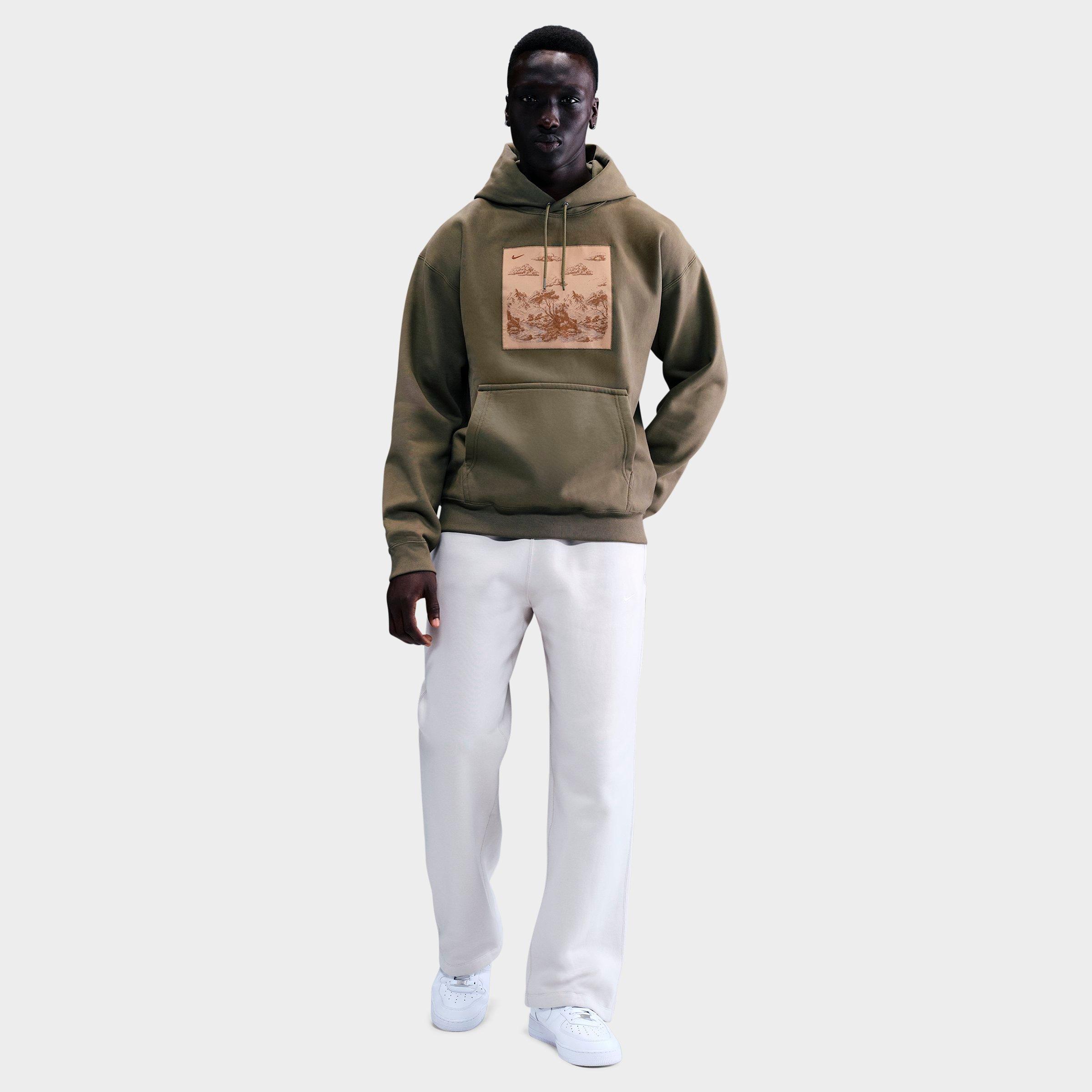 Nike Solo Swoosh Graphic Fleece Pullover Hoodie