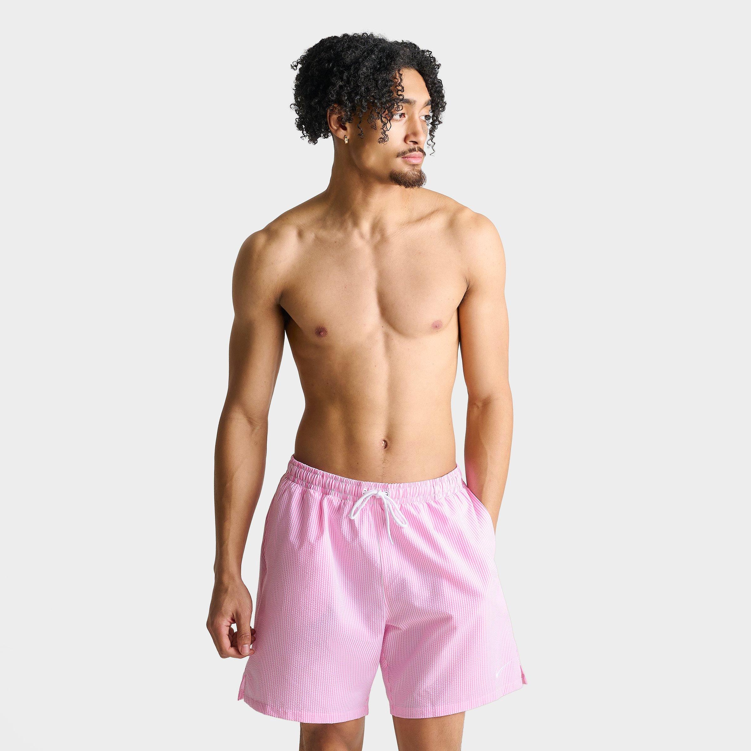 Nike Swim Breaker Seersucker Ripple Brief-Lined 7" Volley Shorts