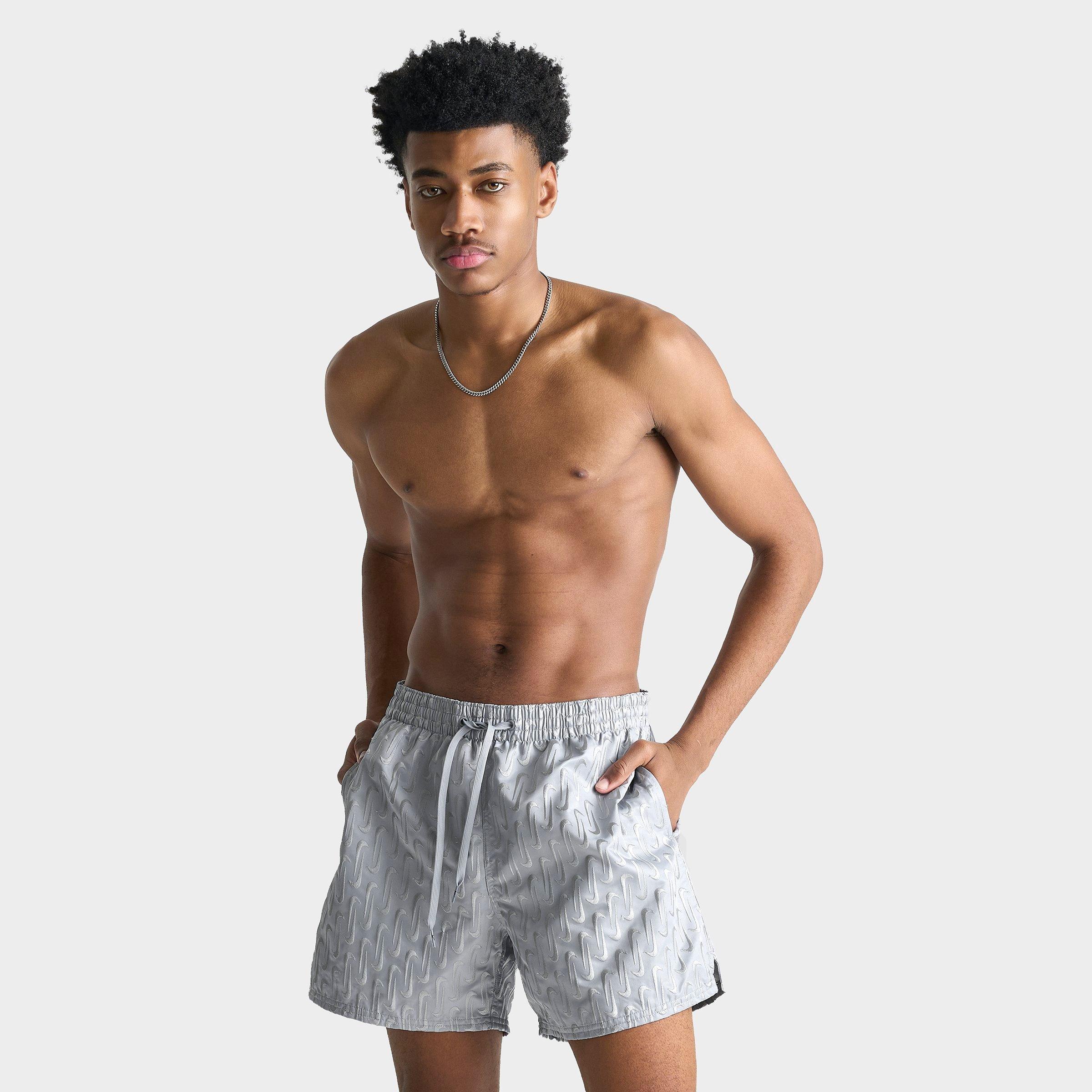 Nike Swim Breaker Swoosh Link Lined Volley Swim Shorts