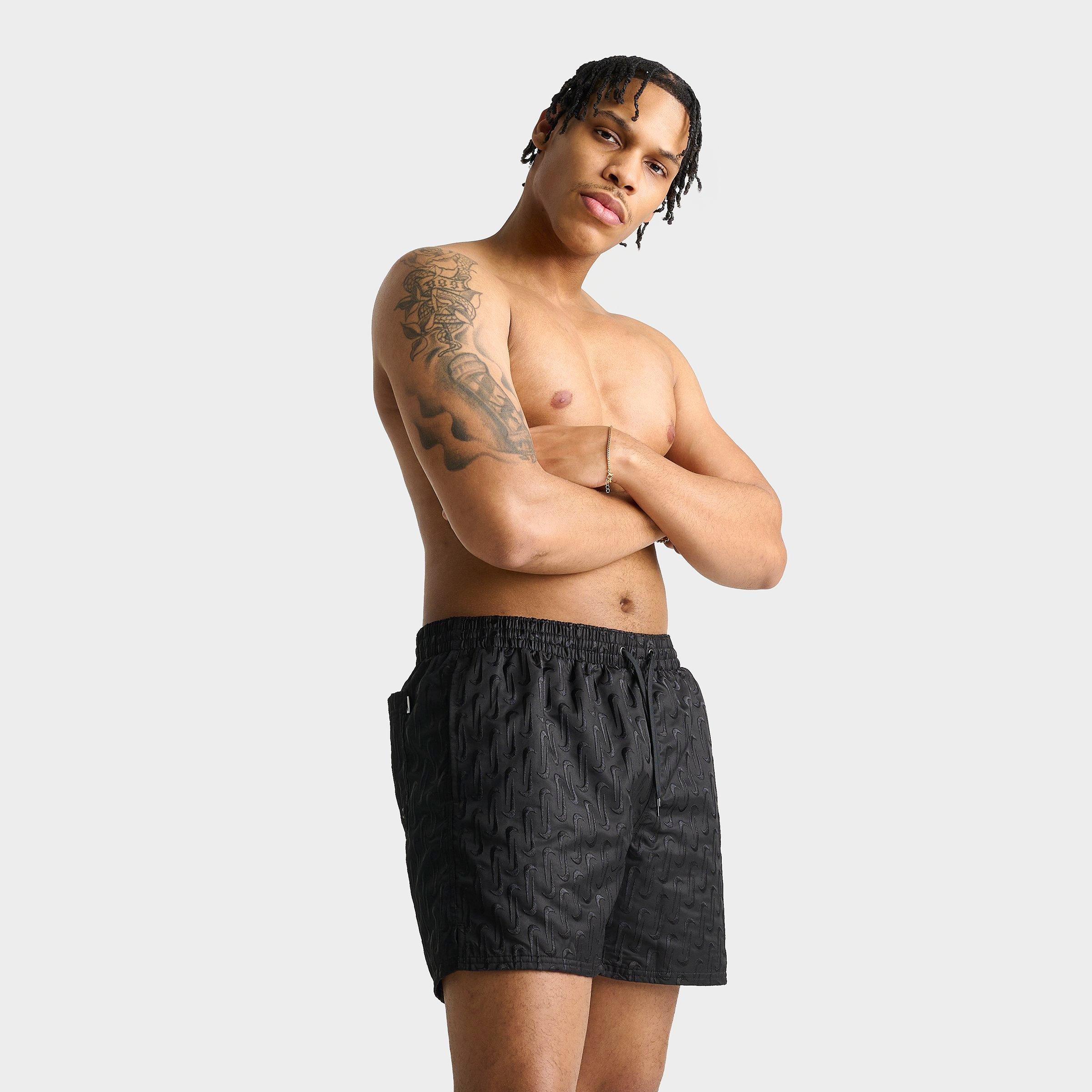 Nike Swim Breaker Swoosh Link Lined Volley Swim Shorts