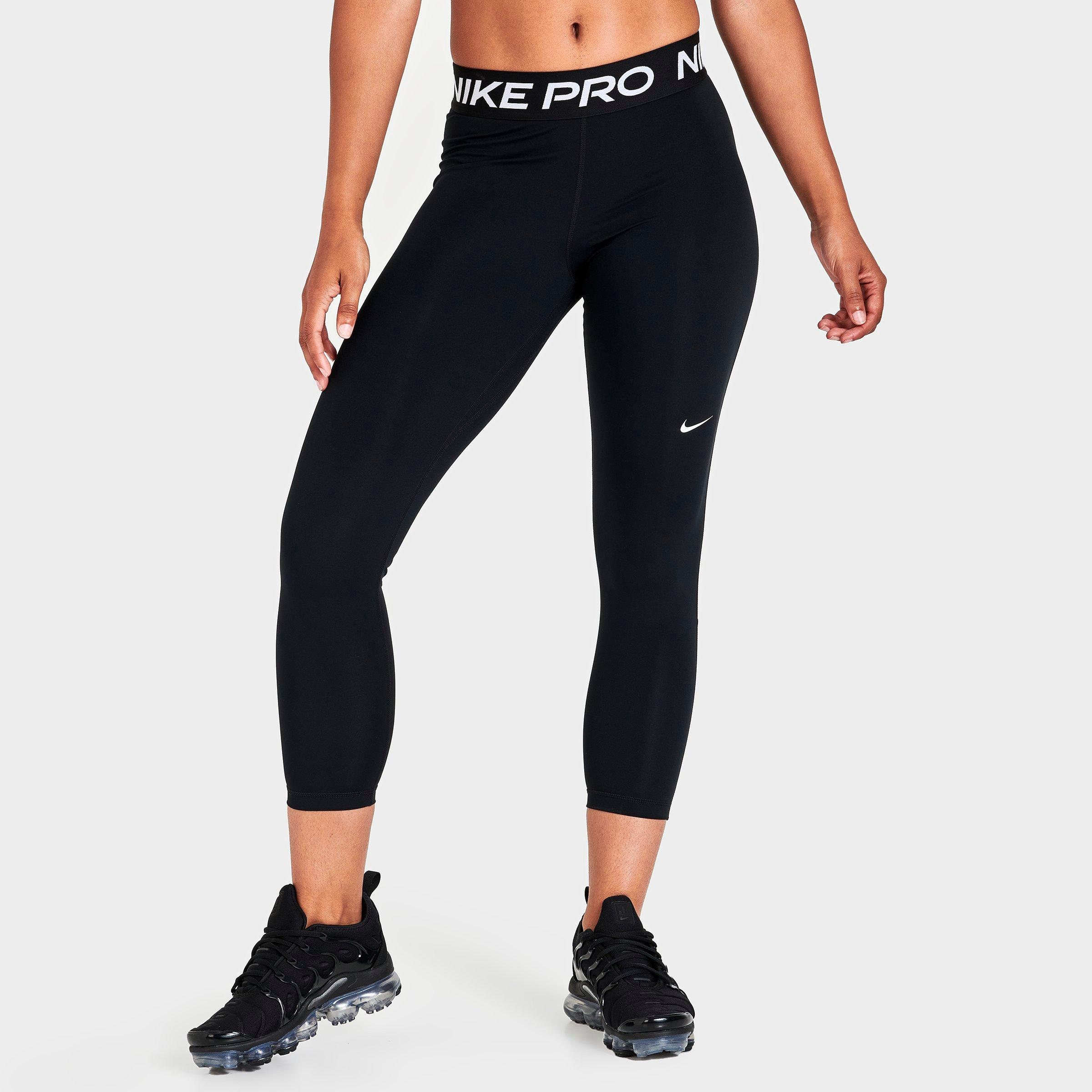 Nike Pro 365 Mid-Rise Crop Leggings