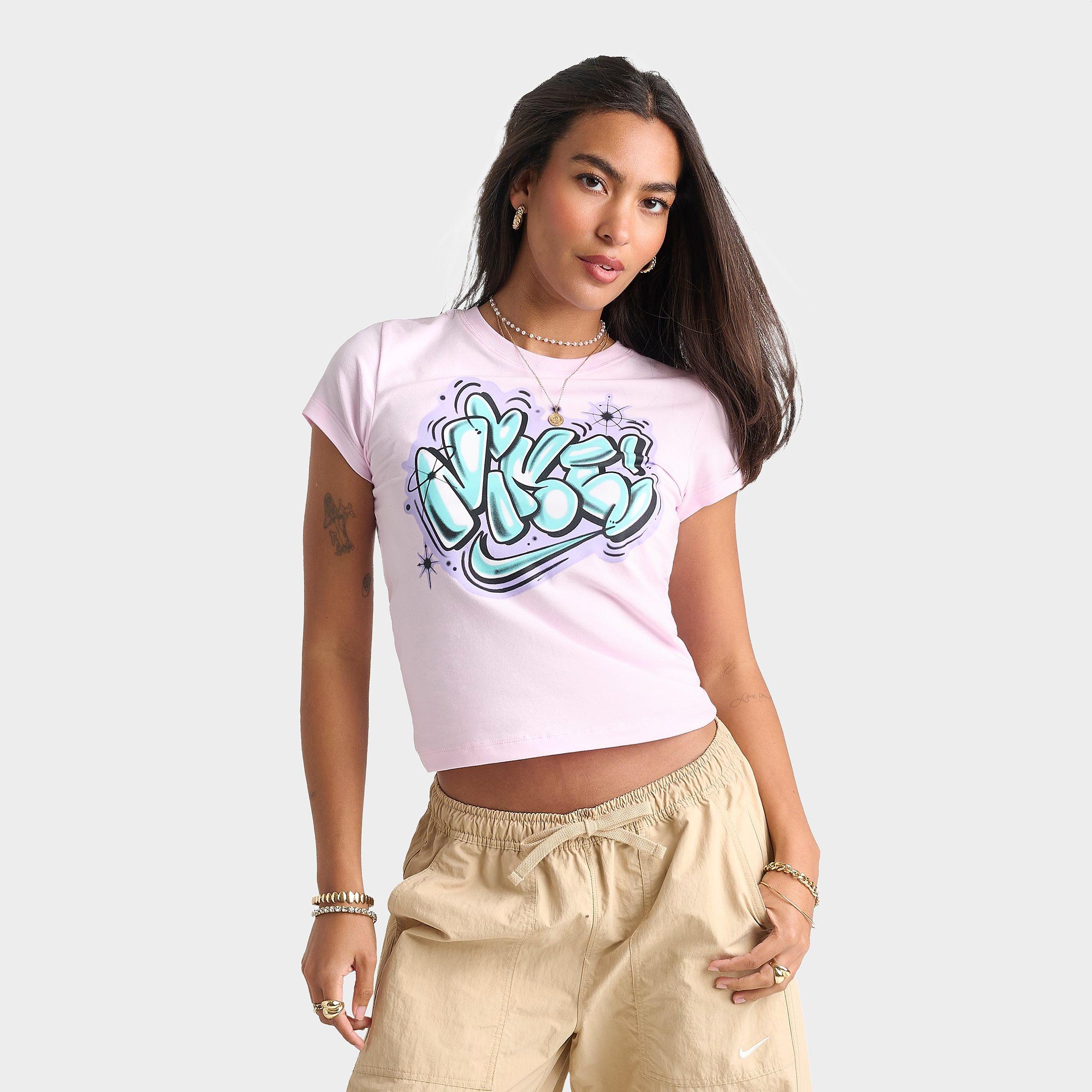 Nike Sportswear Chill Knit Airbrushed Slim Cropped T-Shirt