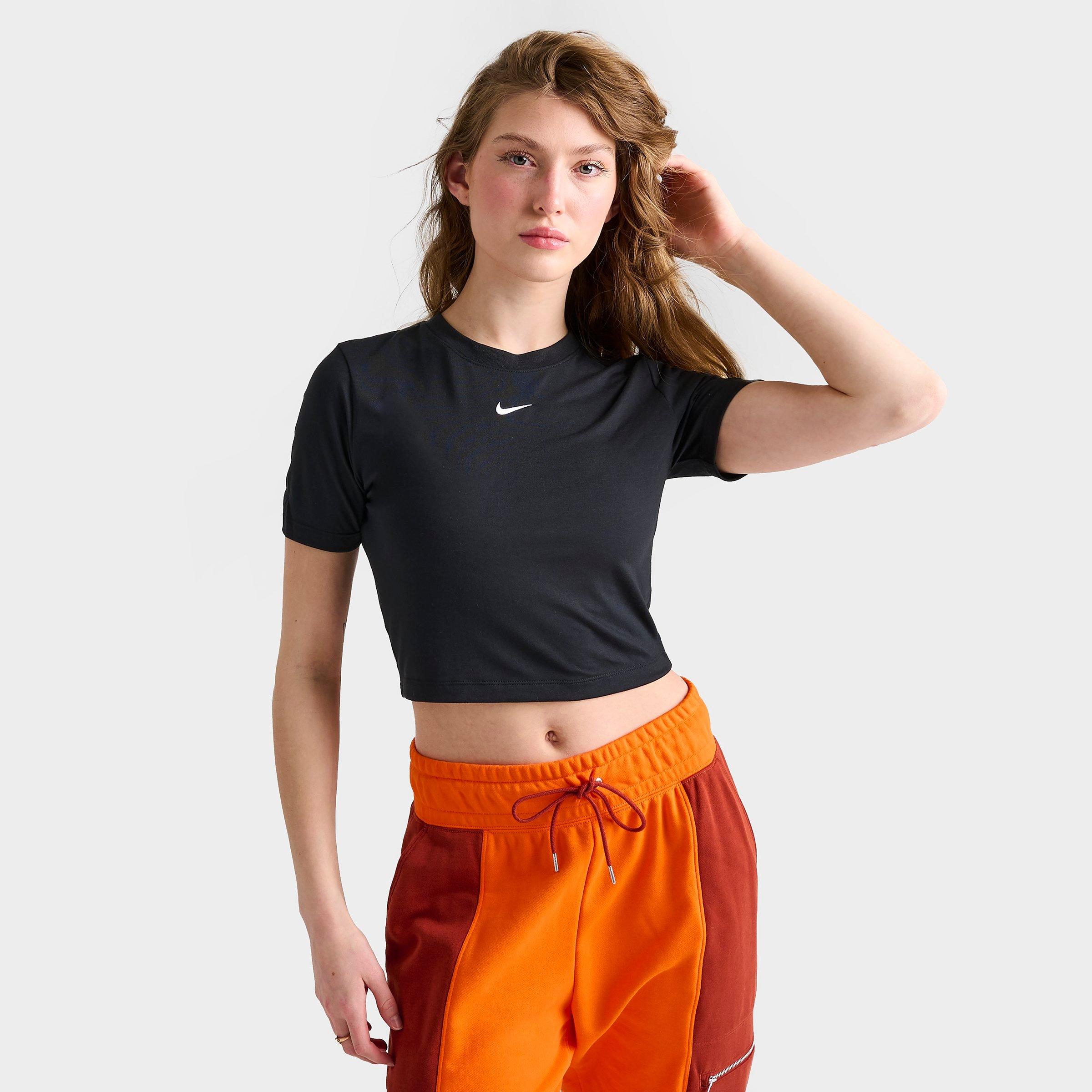 Nike Sportswear Essential Slim-Fit Crop T-Shirt