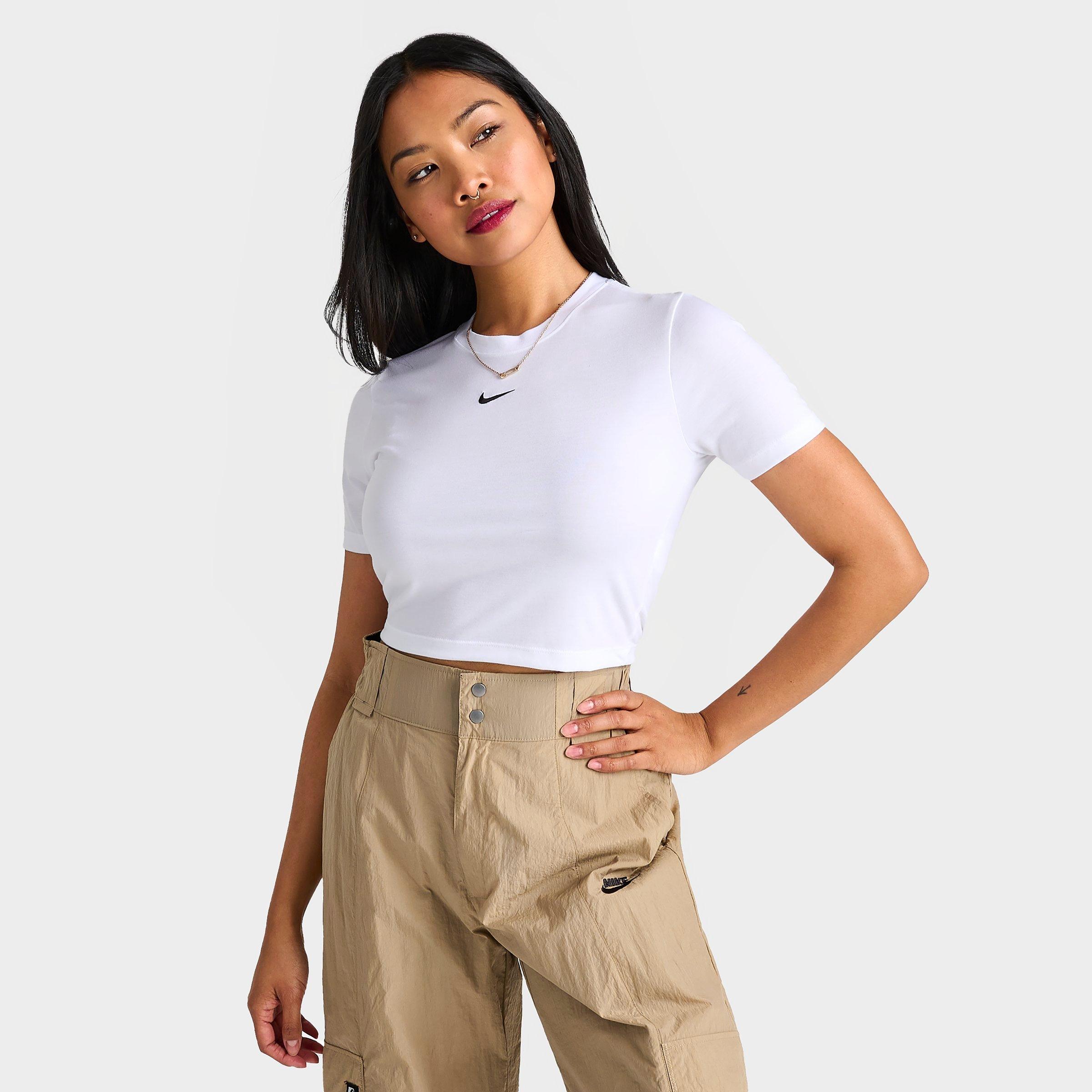 Nike Sportswear Essential Slim-Fit Crop T-Shirt