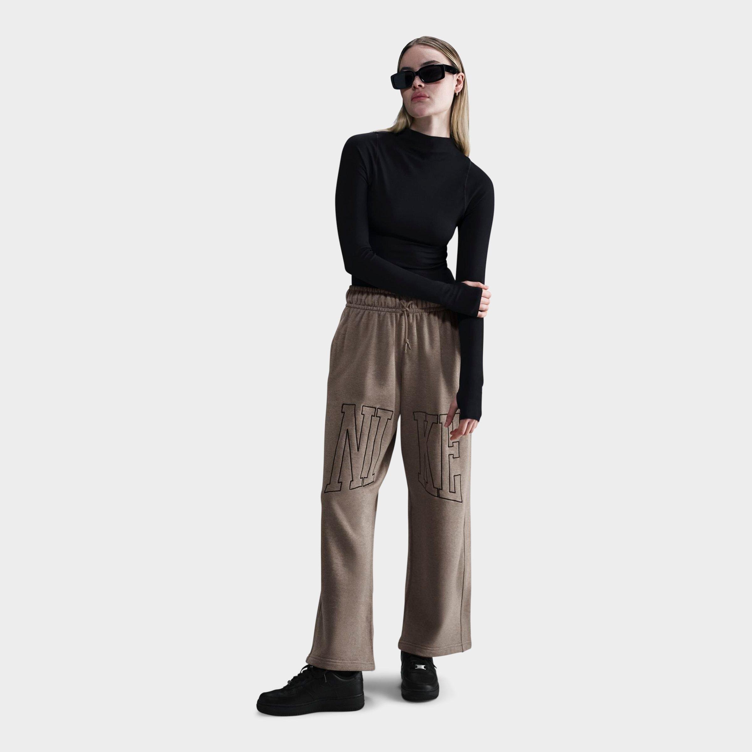 Nike Sportswear Mid-Rise Oversized Open-Hem French Terry Pants