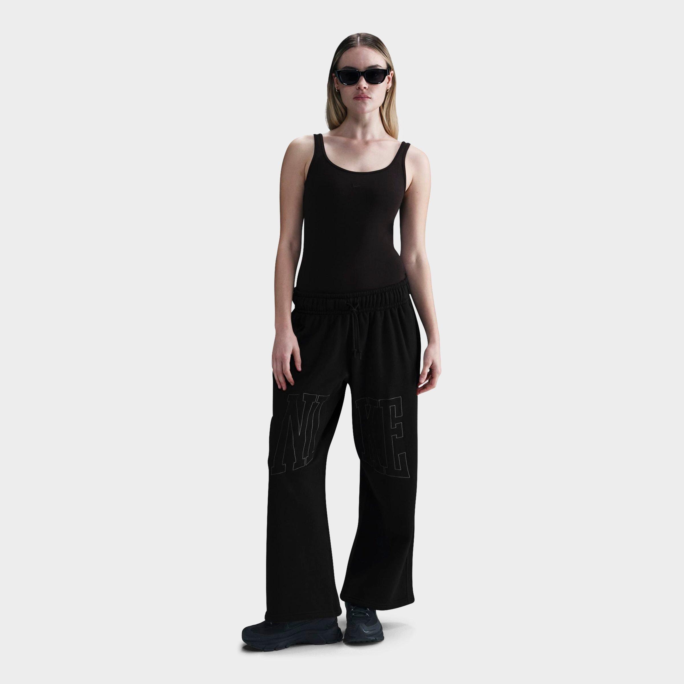 Nike Sportswear Mid-Rise Oversized Open-Hem French Terry Pants