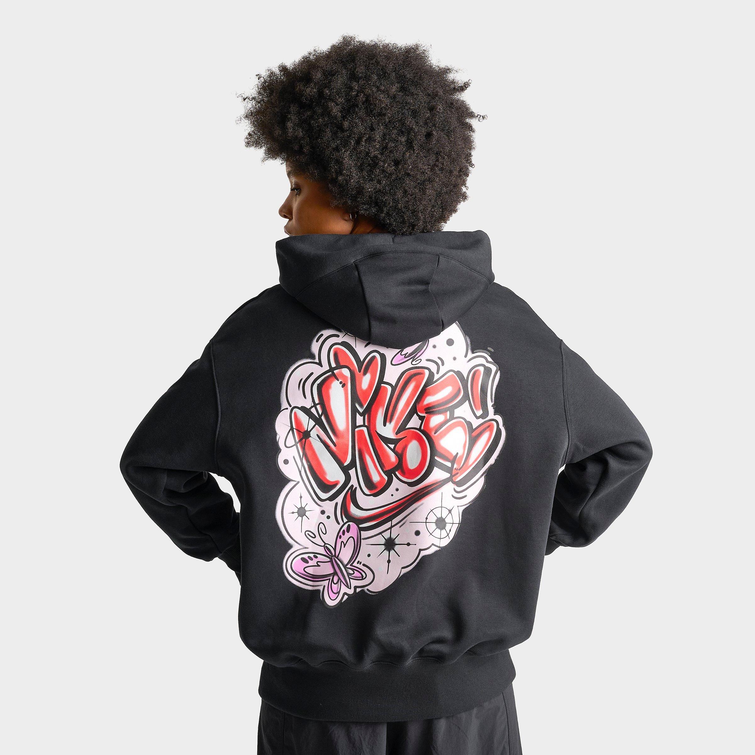 Nike Sportswear Phoenix Fleece Airbrushed Oversized Pullover Hoodie