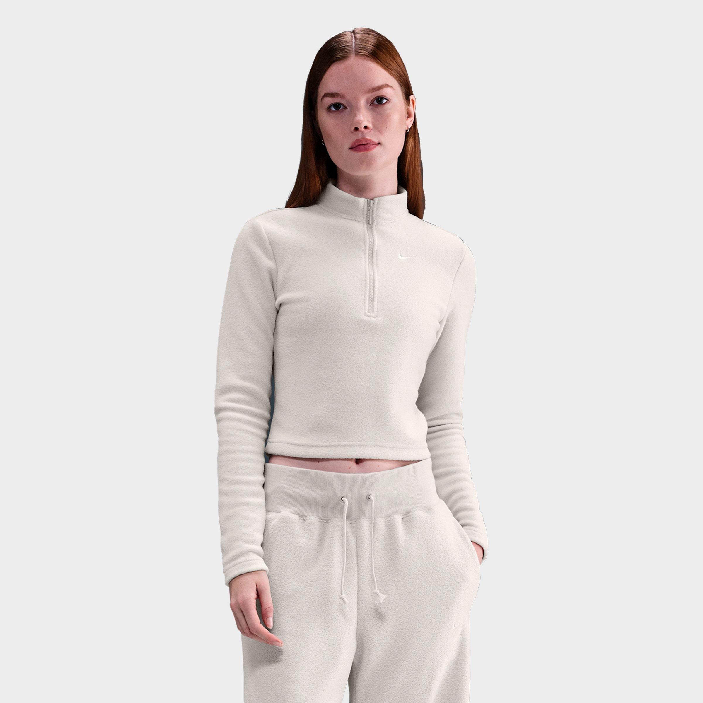 Nike Sportswear Phoenix Plush Cozy Fleece Long-Sleeve Half-Zip Top