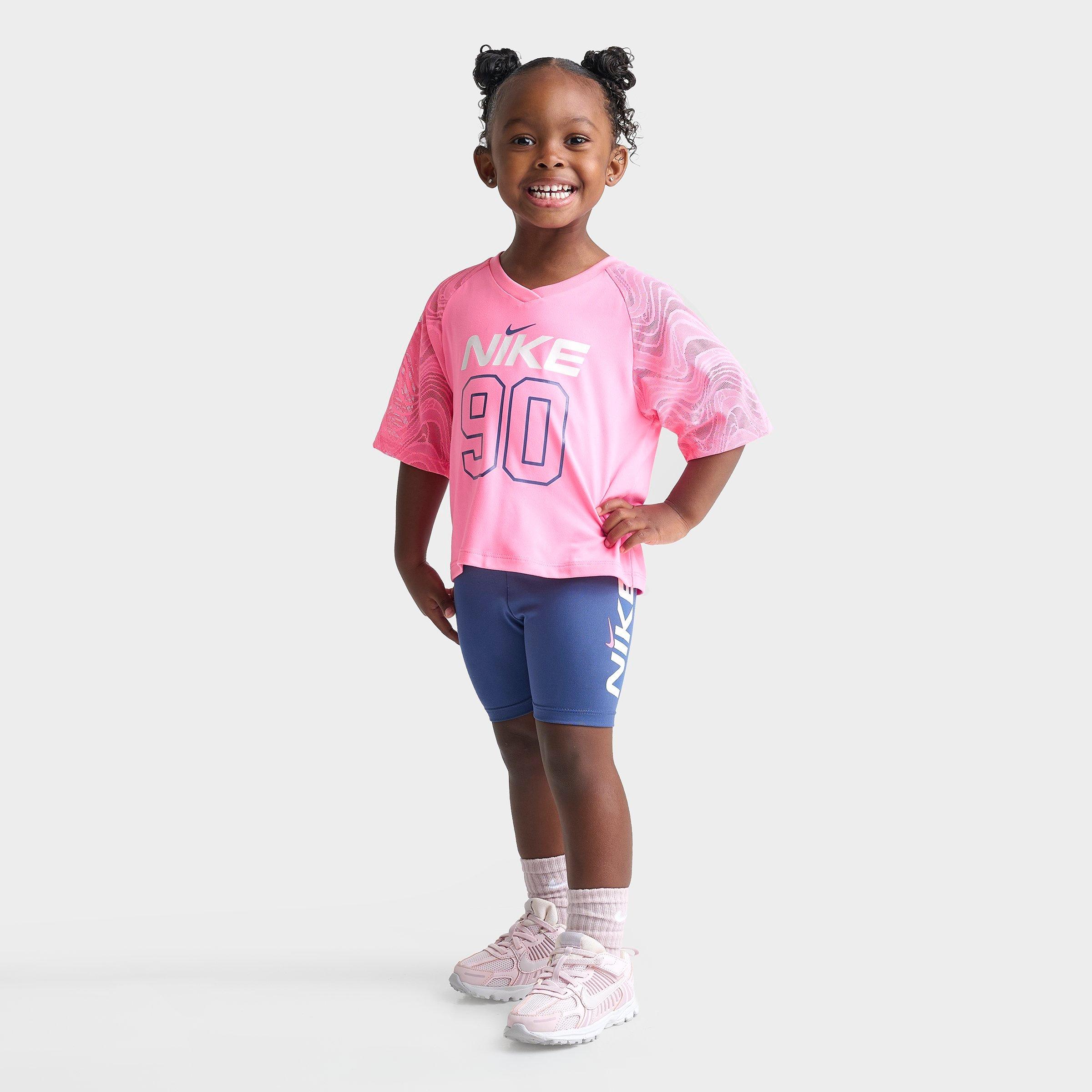Nike Dri-FIT Easy Breezy Boxy Jersey and Bike Shorts Set