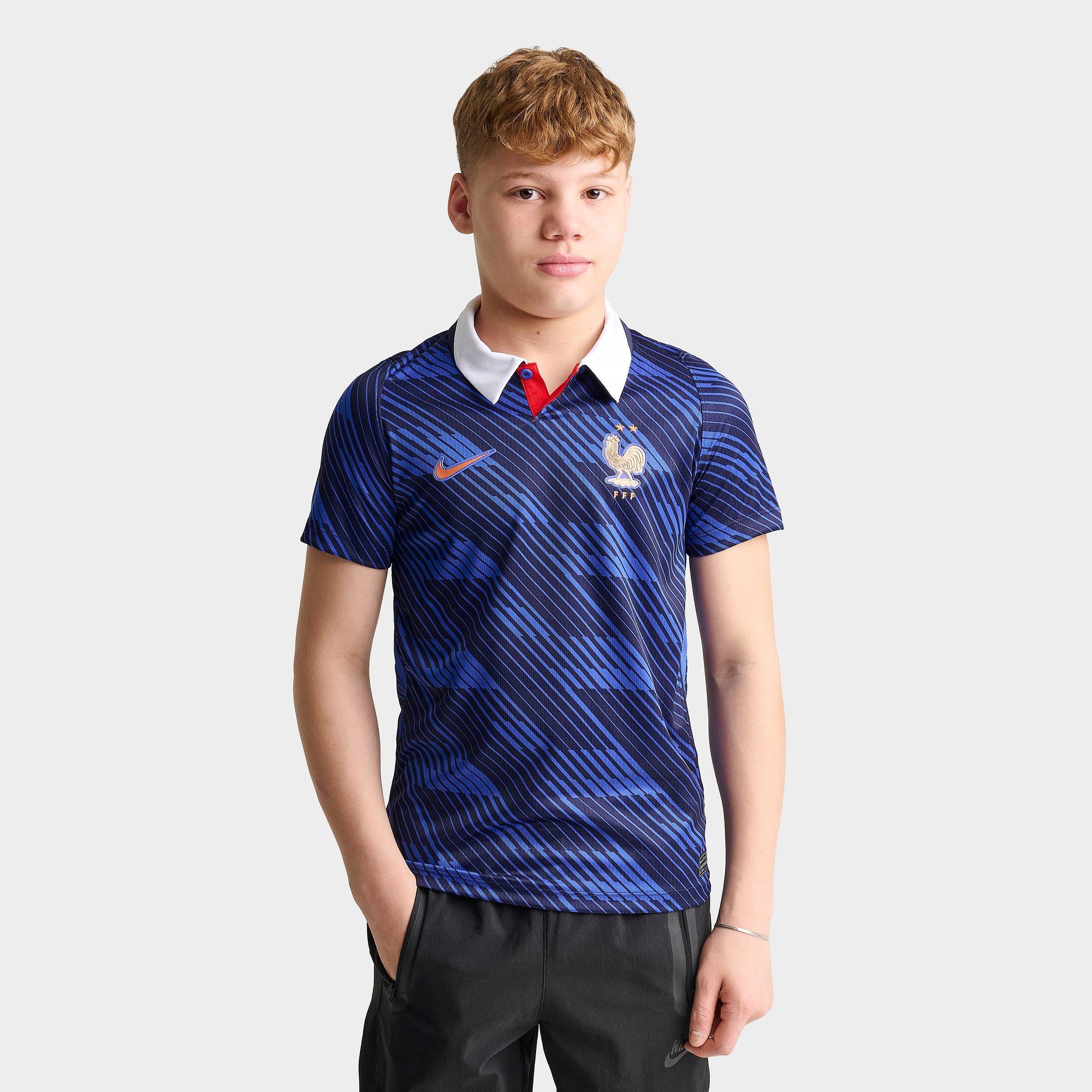 Nike France 26 Stadium Home Dri-FIT Replica Soccer Jersey