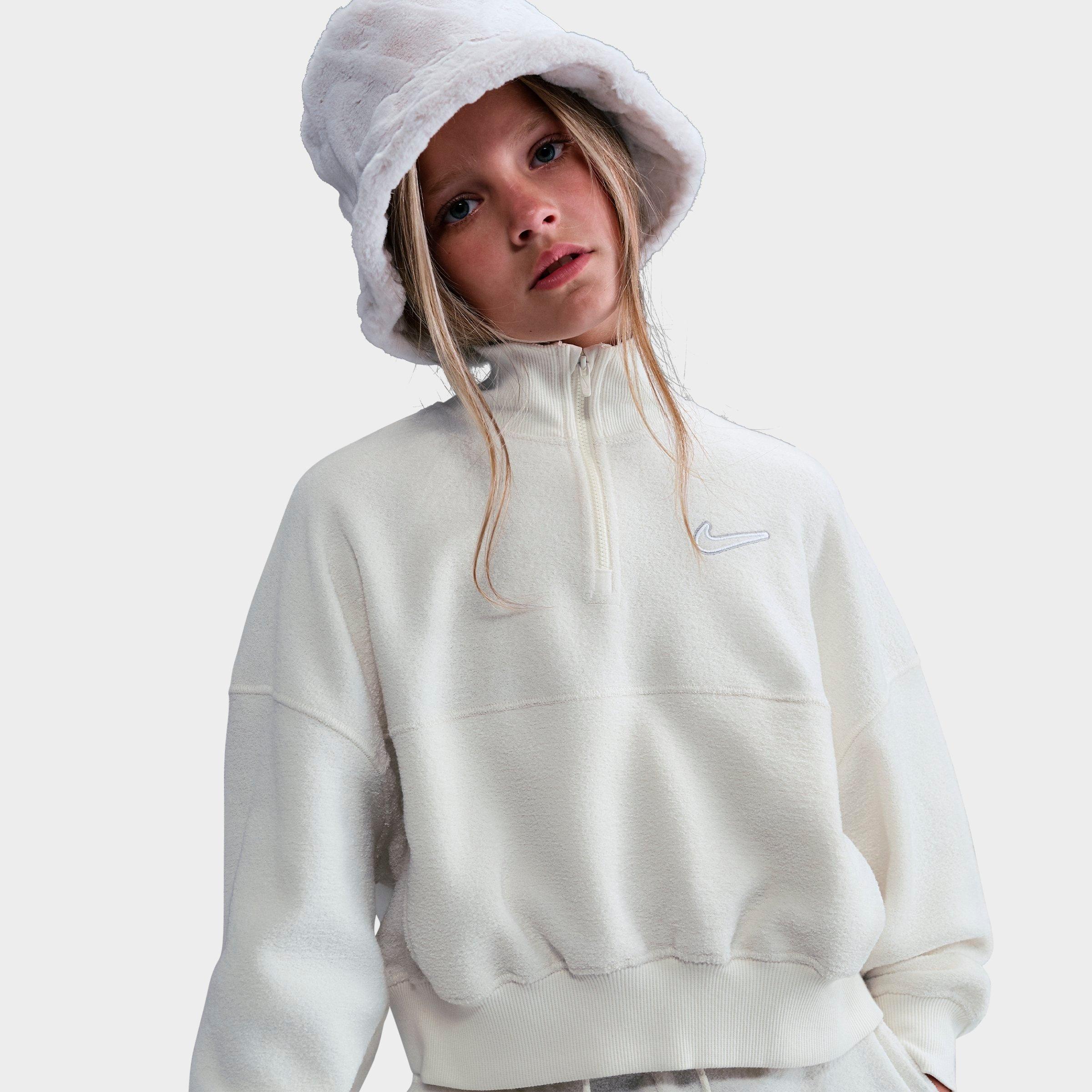 Nike Sportswear Long-Sleeve Fleece Quarter-Zip Top