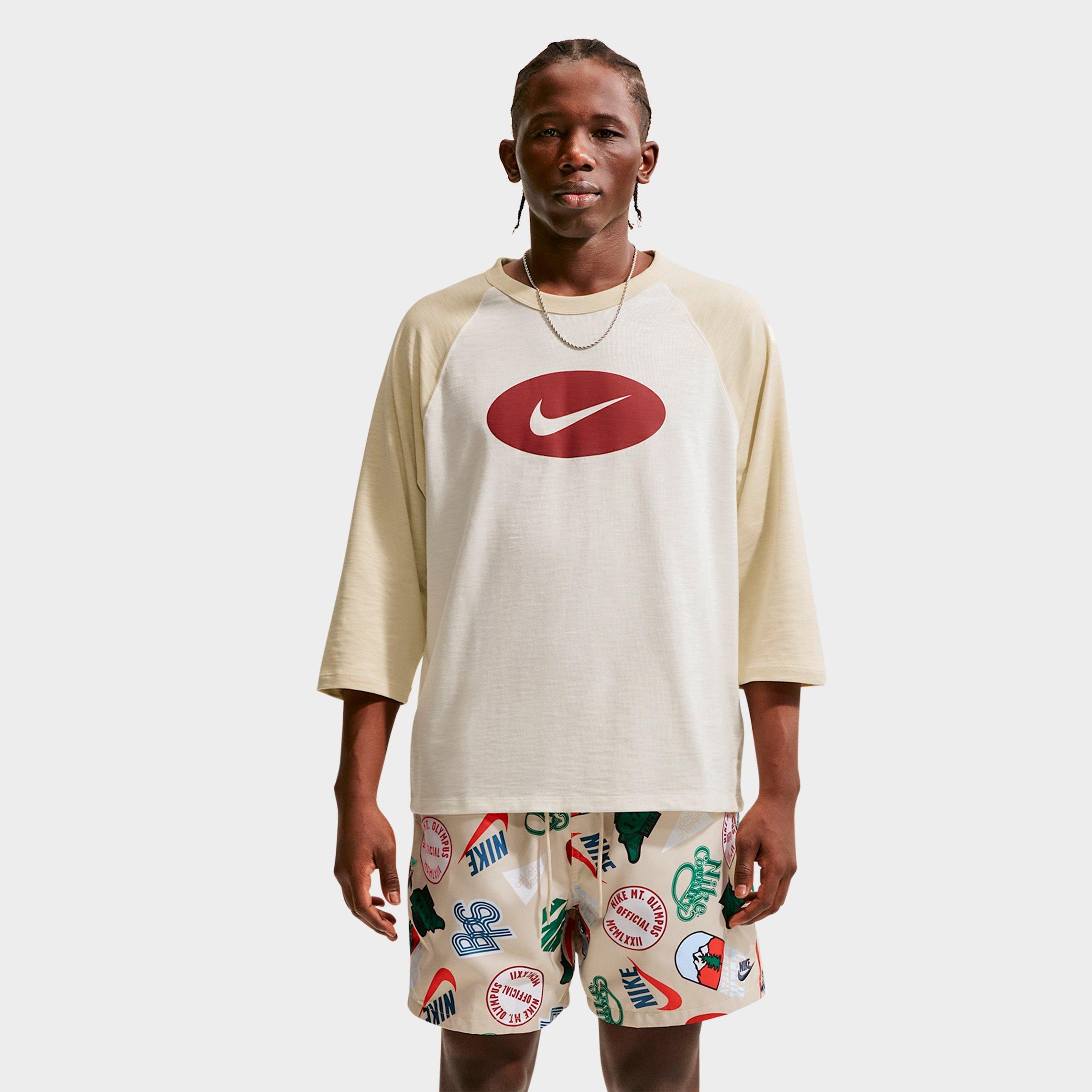 Nike Club Three Quarter Sleeve Raglan Top