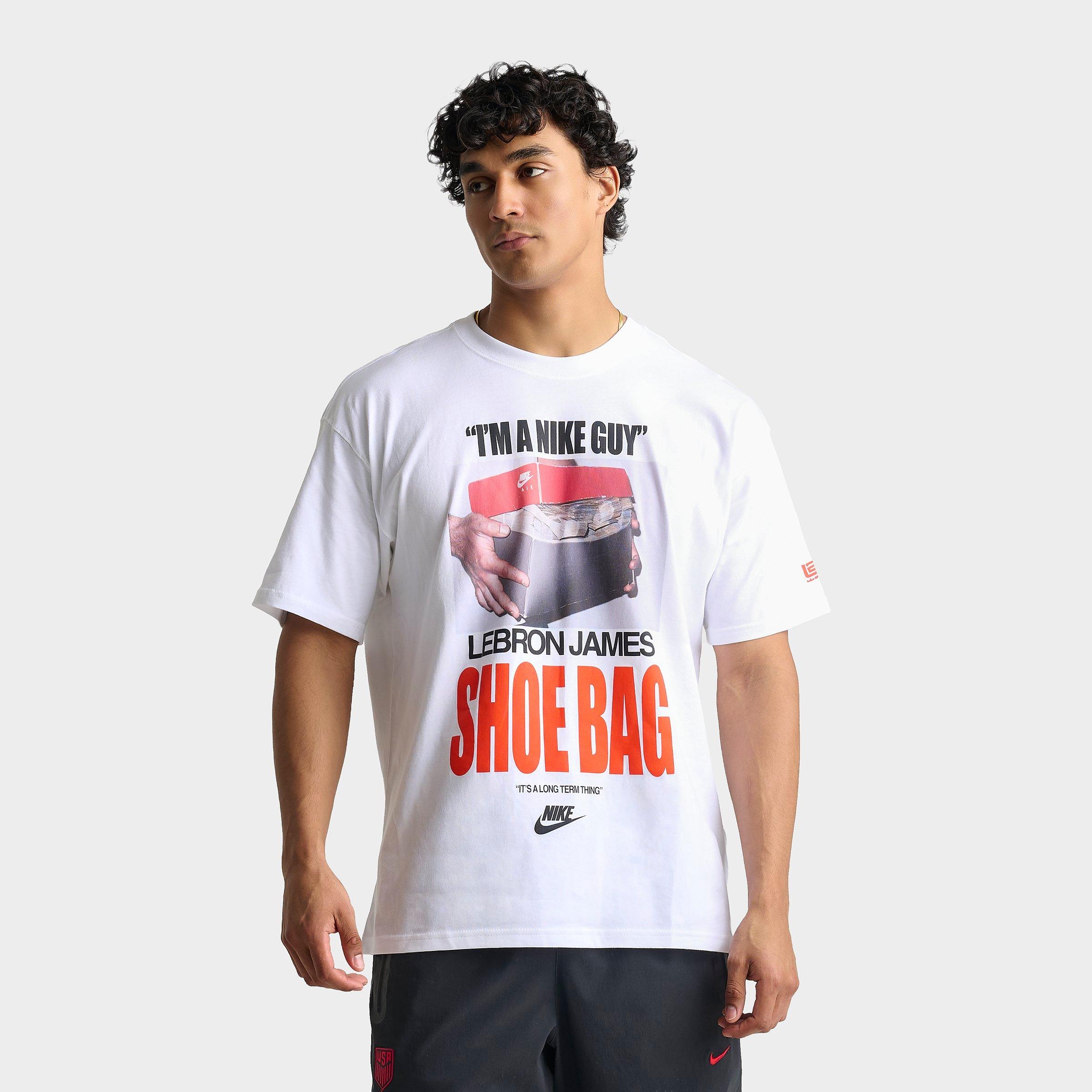 Nike LeBron Shoe Bag Graphic Basketball T-Shirt