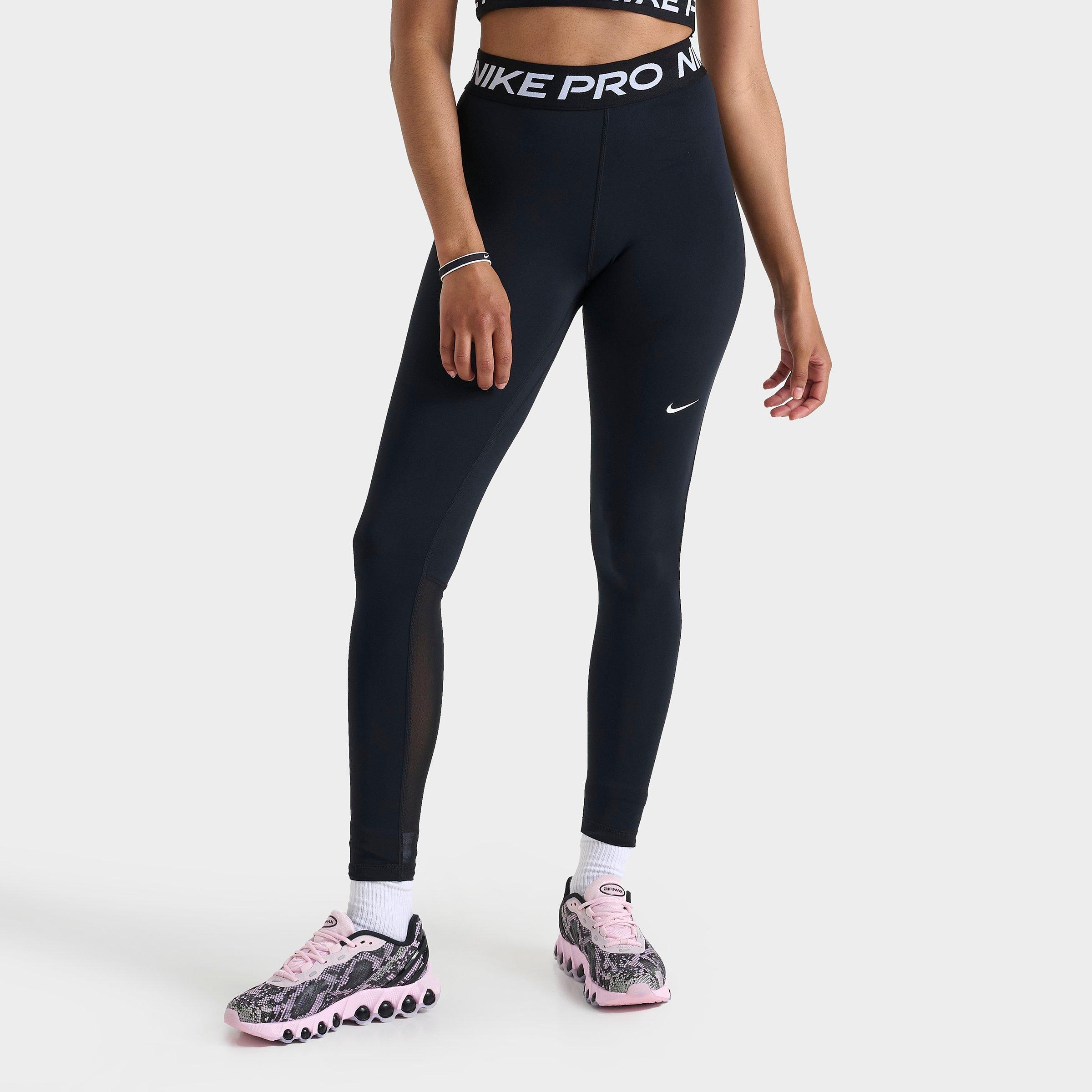 Nike Pro 365 High-Waisted 7/8 Mesh Panel Leggings