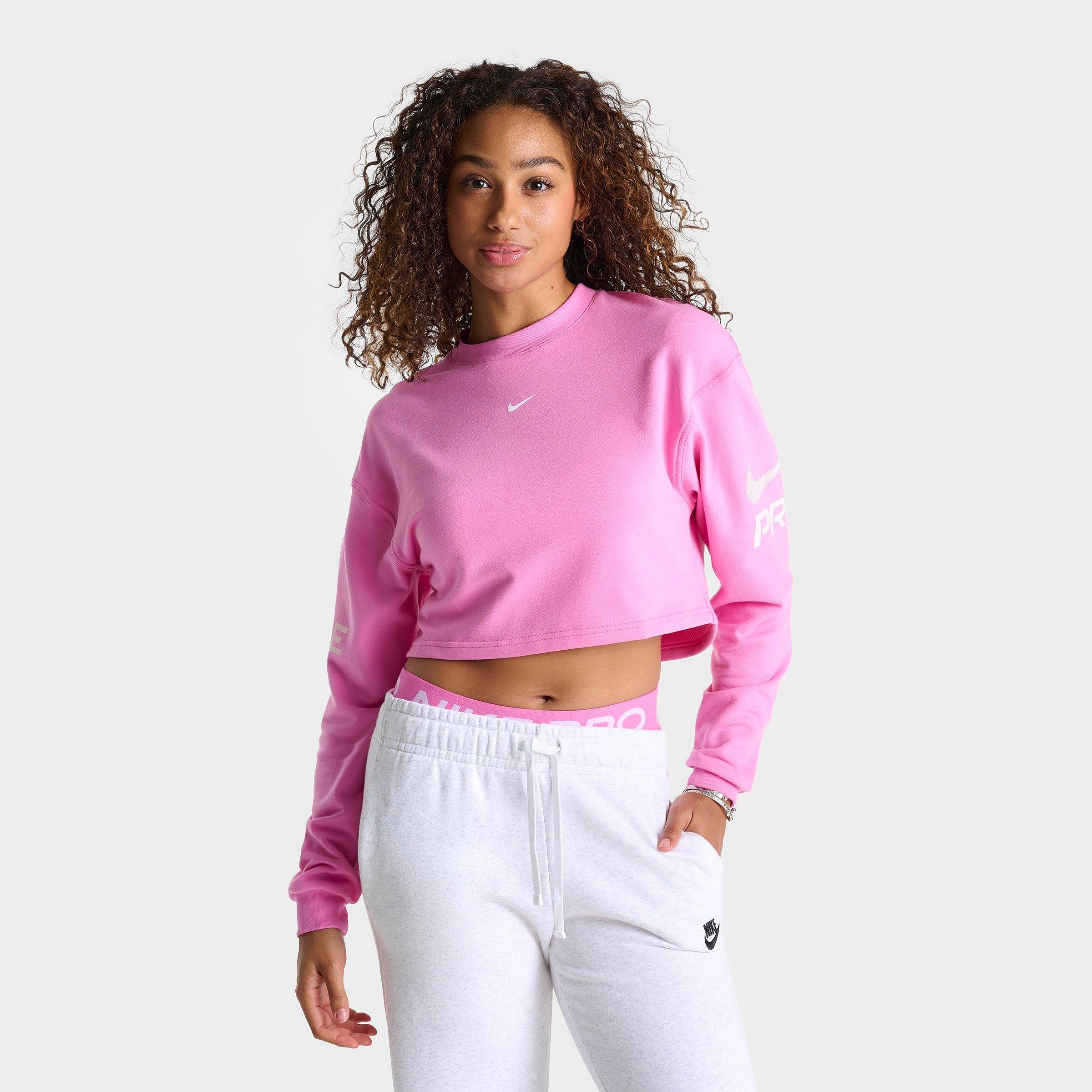 Nike Pro Dri-FIT French Terry Loose Crewneck Sweatshirt