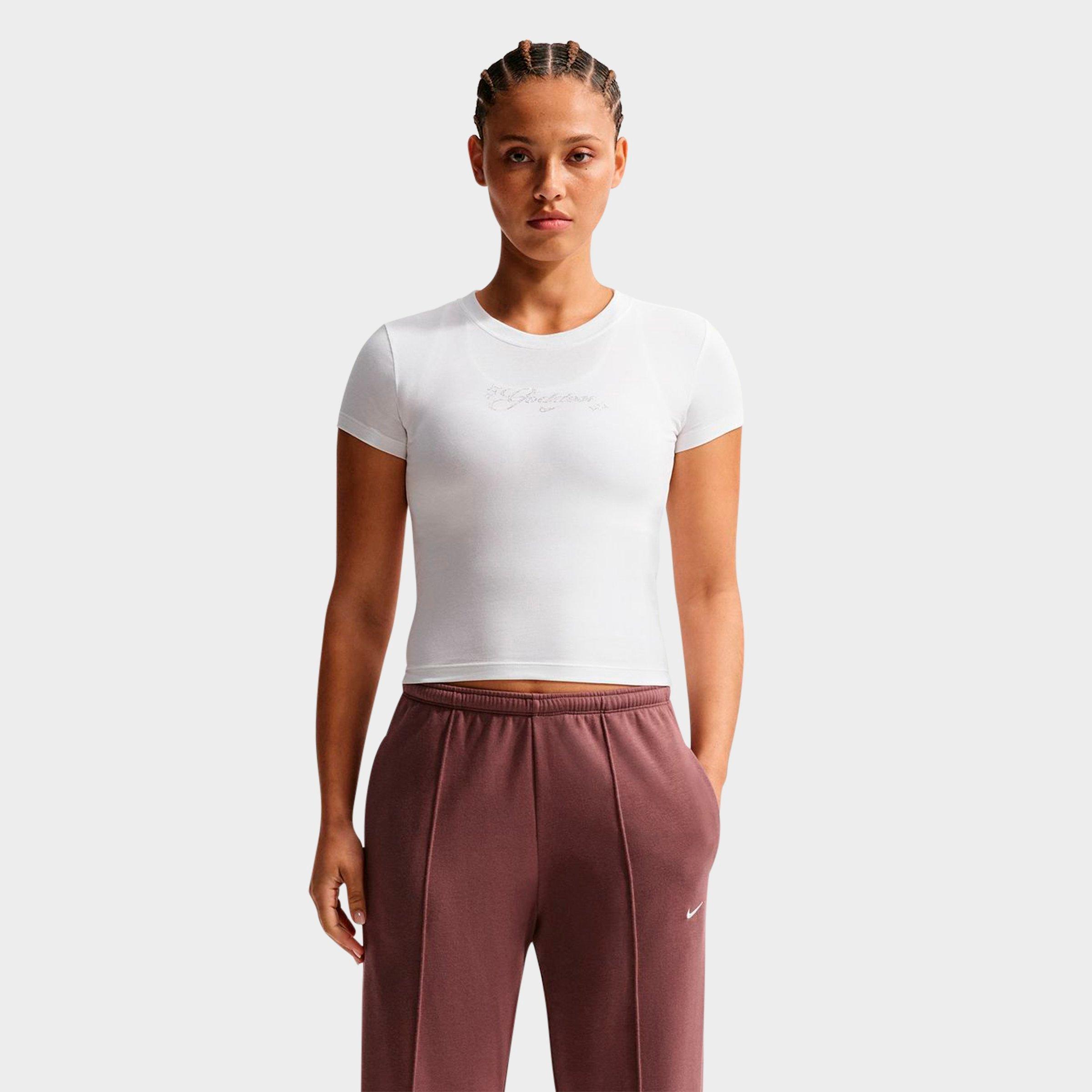 Nike Sportswear Chill Knit Goddess Slim Cropped T-Shirt