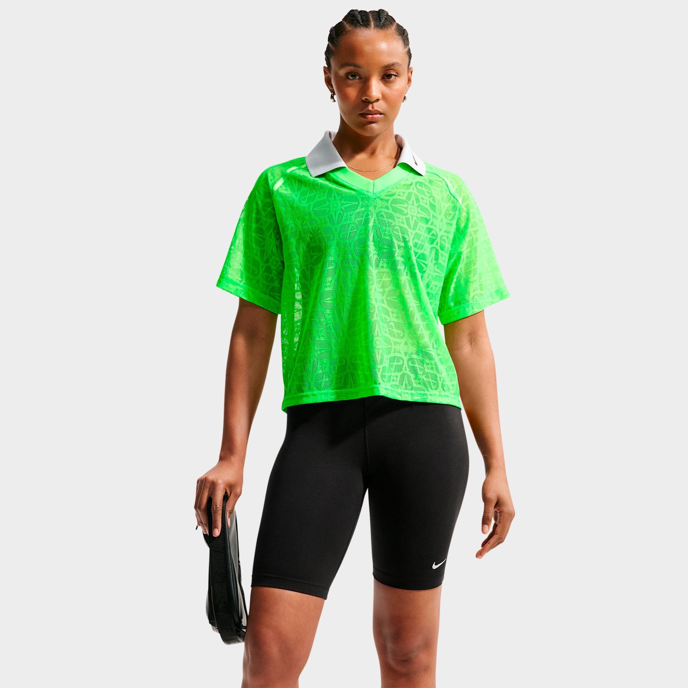 Nike Sportswear Loose Lace Polo Jersey Top