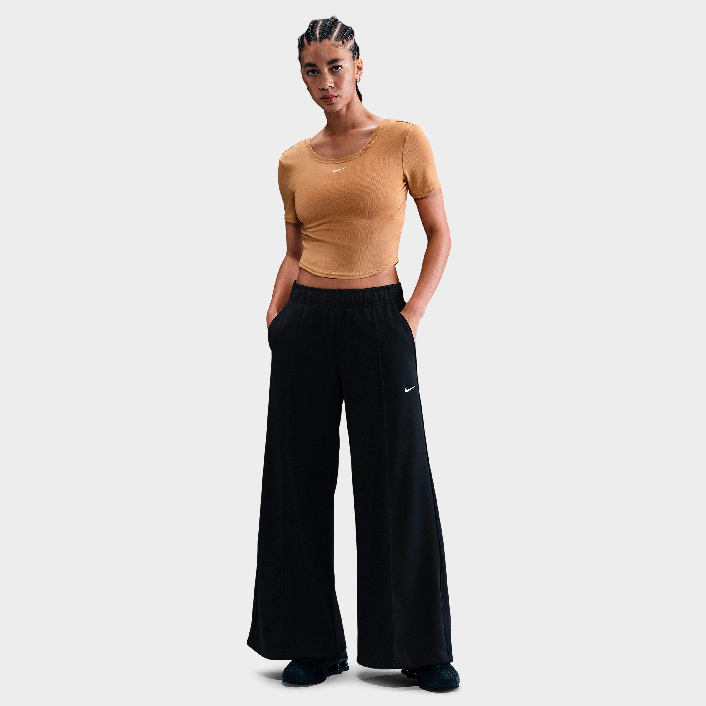 Nike Sportswear Mid-Rise Wide-Leg Jogger Pants