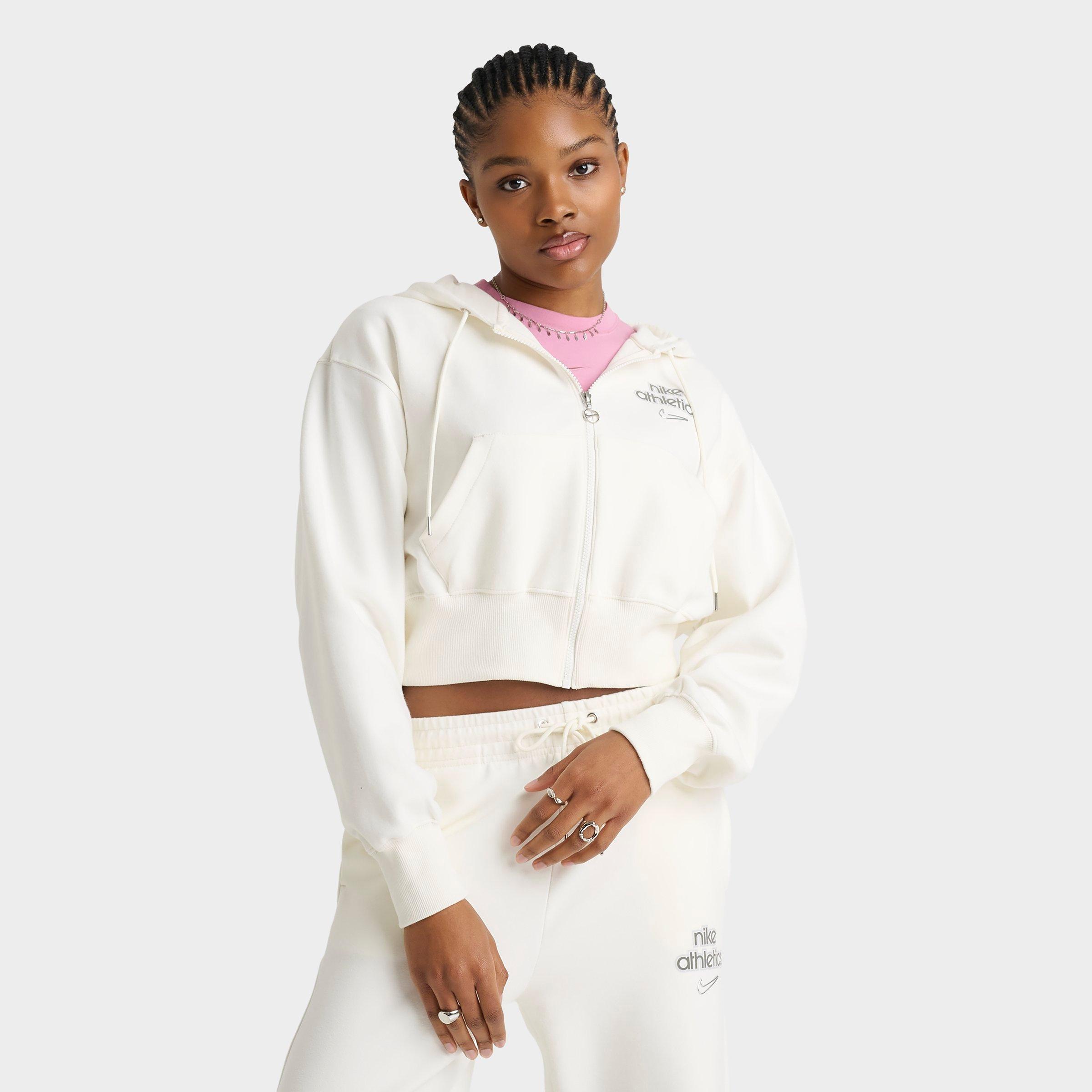 Nike Sportswear Phoenix Fleece Cropped Full-Zip Hoodie