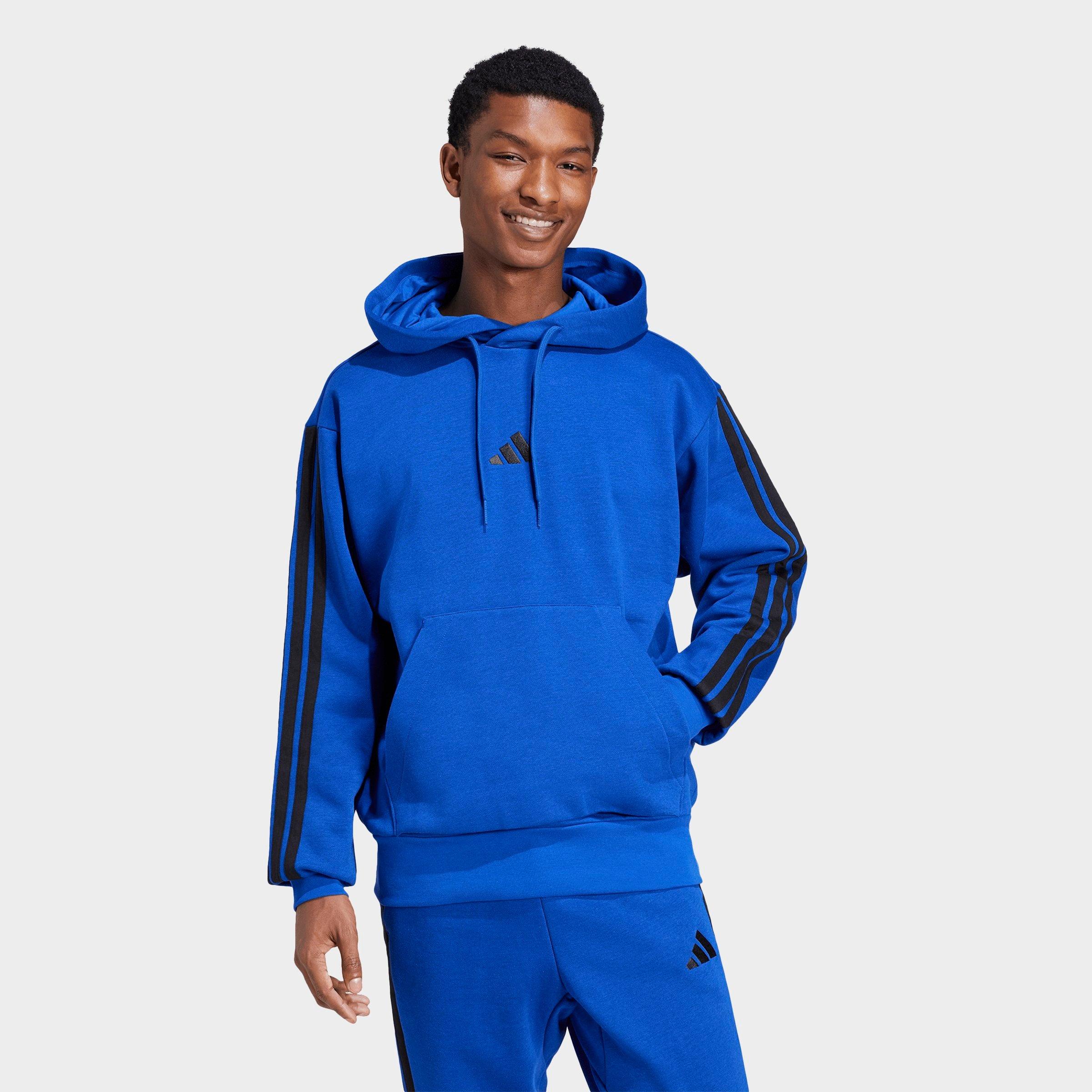 adidas Essentials 3-Stripes Fleece Pullover Hoodie