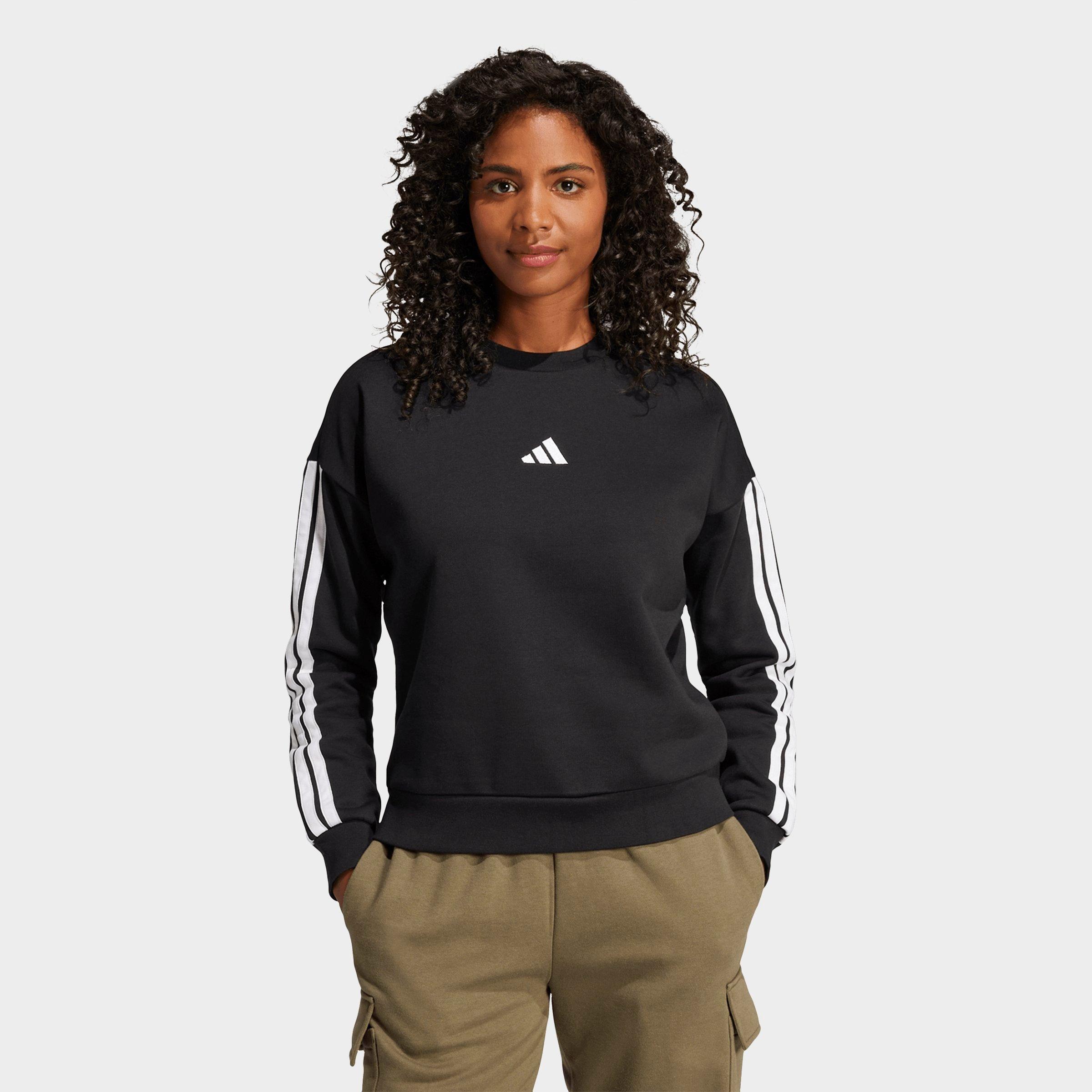 adidas Essentials 3-Stripes Fleece Sweatshirt