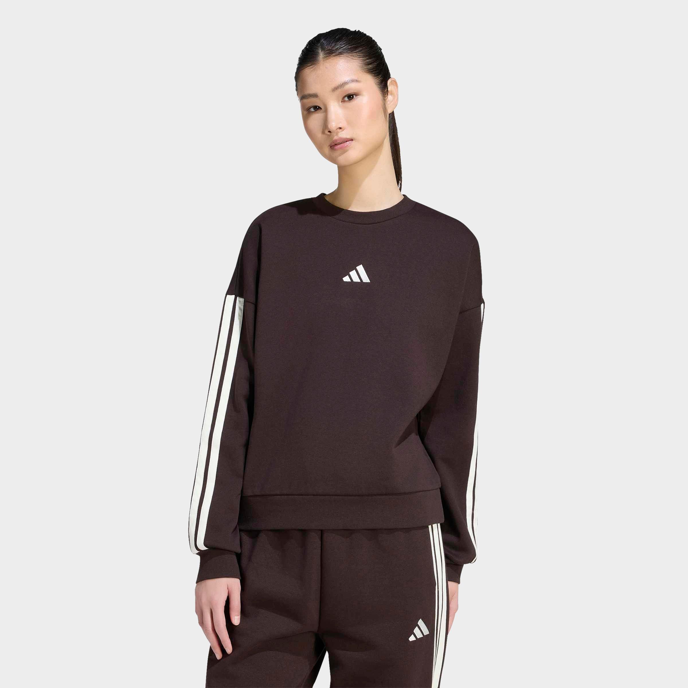 adidas Essentials 3-Stripes Fleece Sweatshirt