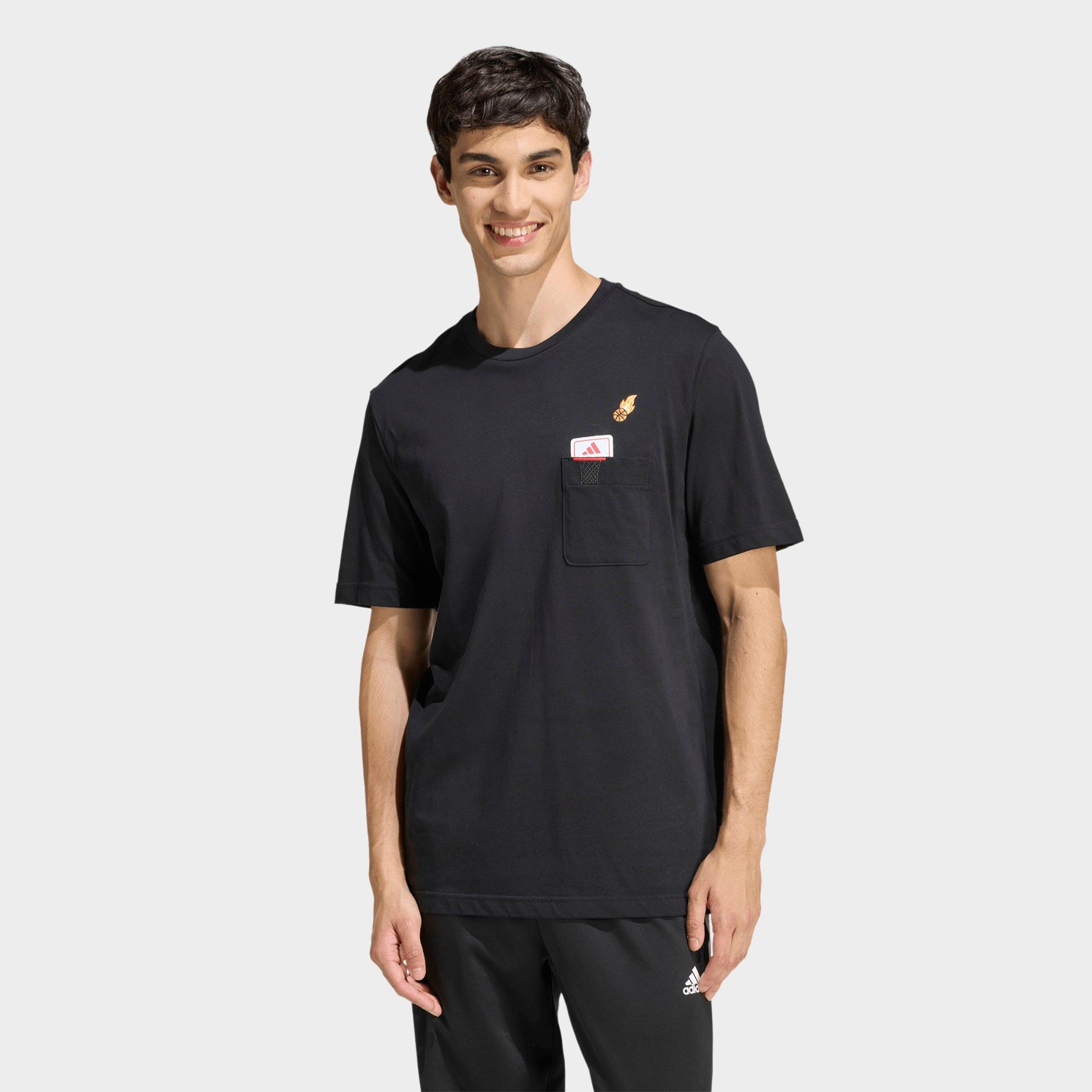 adidas Mini Basketball Embroidery Graphic T-Shirt