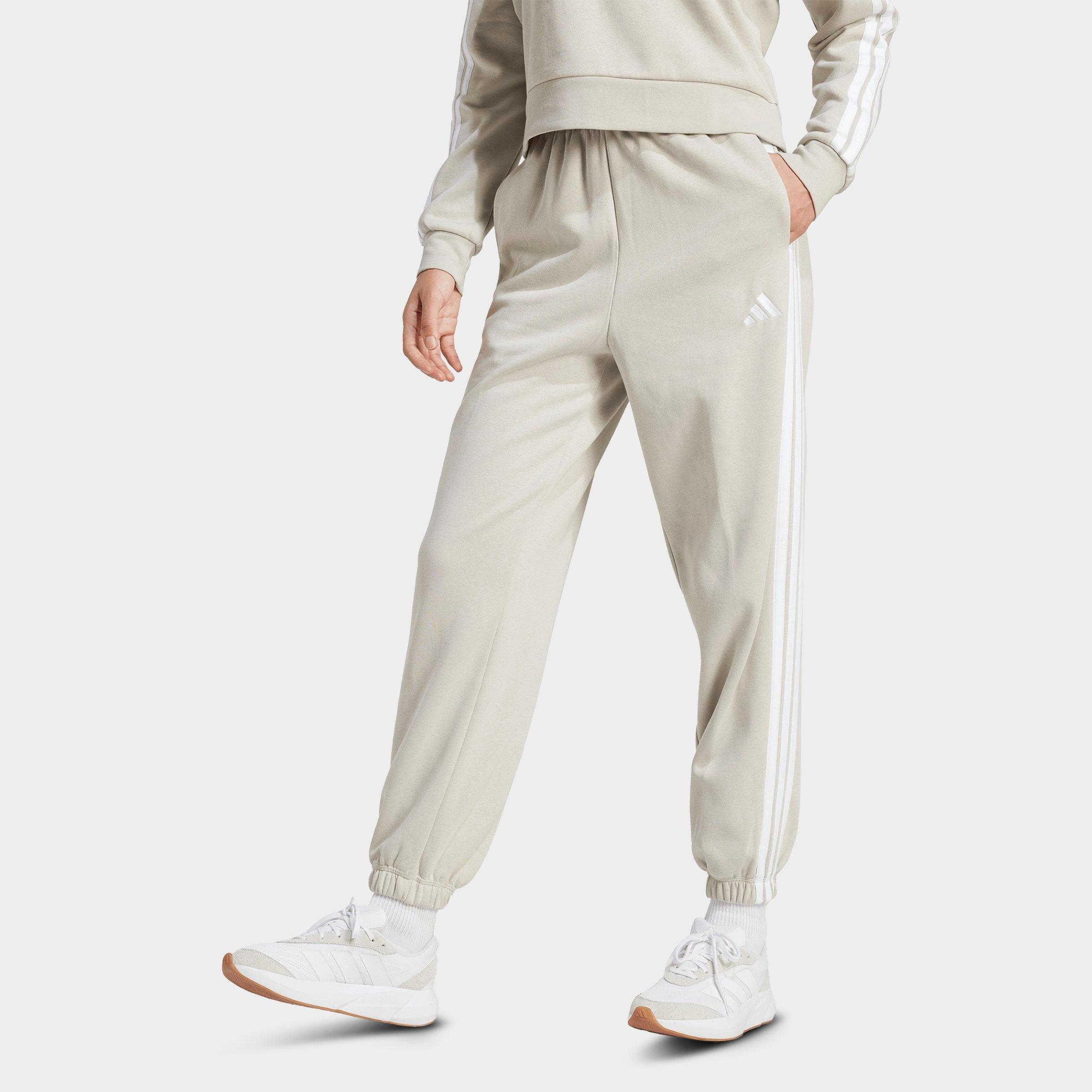 adidas Essentials 3-Stripes Fleece Loose Pants