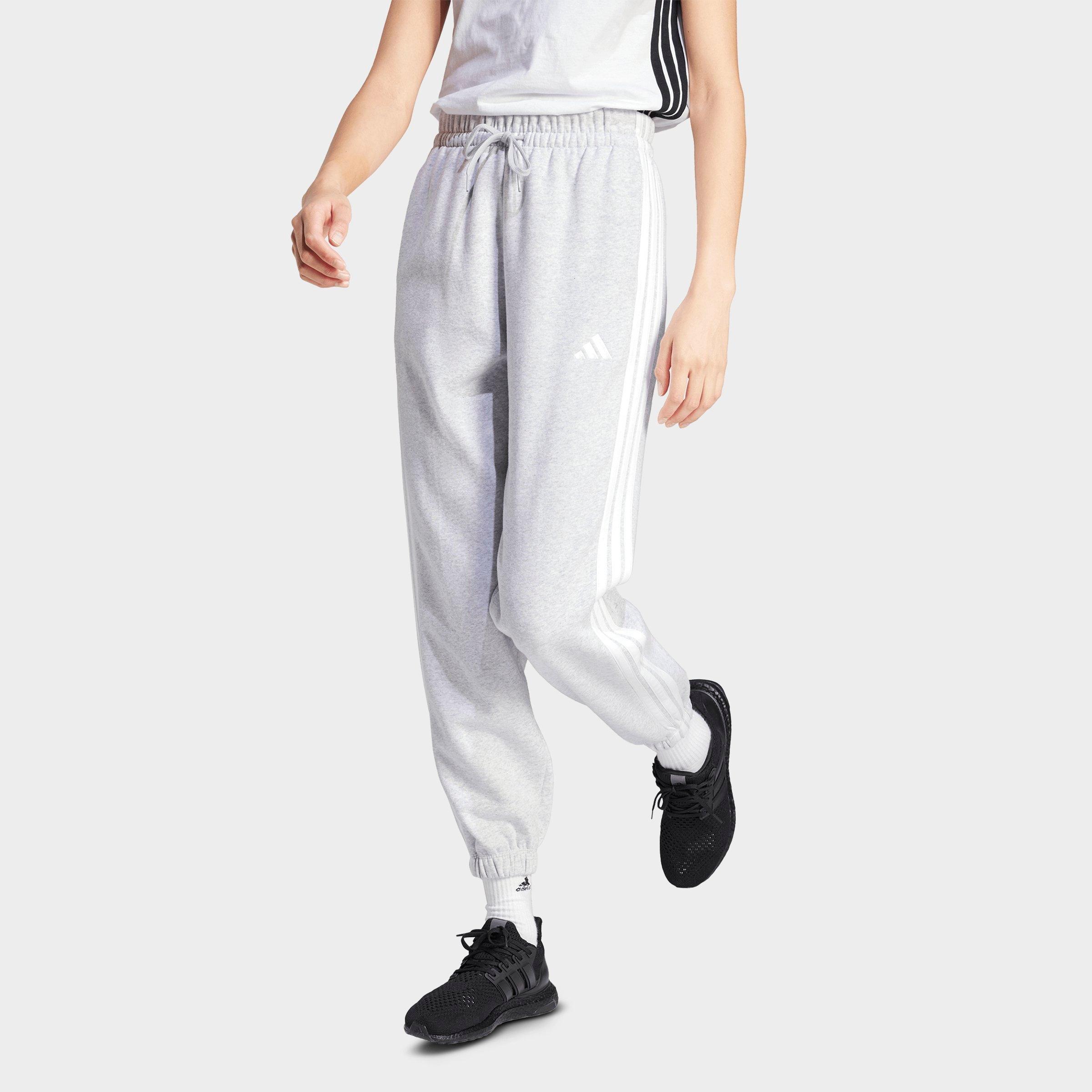 adidas Essentials 3-Stripes Fleece Loose Pants