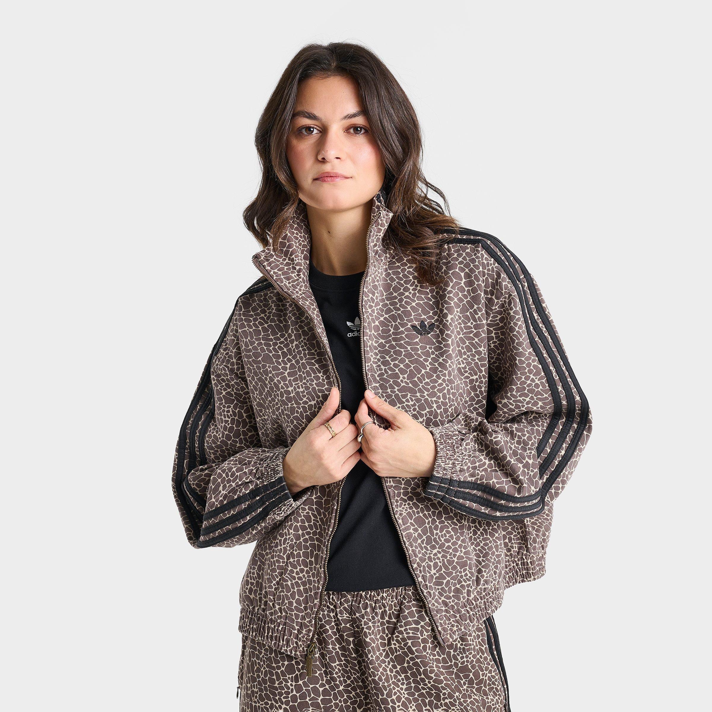 adidas Originals Allover Print Firebird Oversized Track Jacket