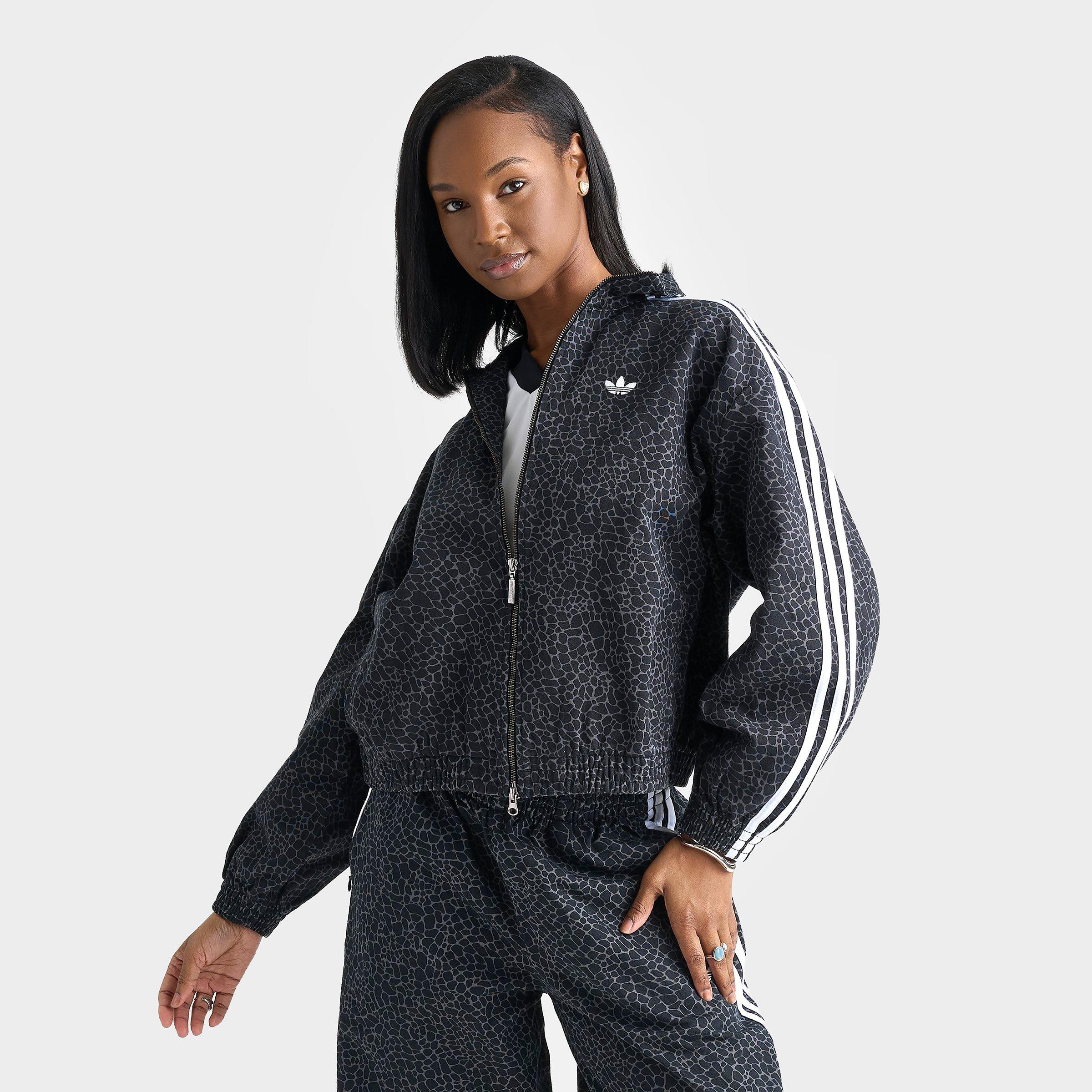 adidas Originals Allover Print Firebird Oversized Track Jacket