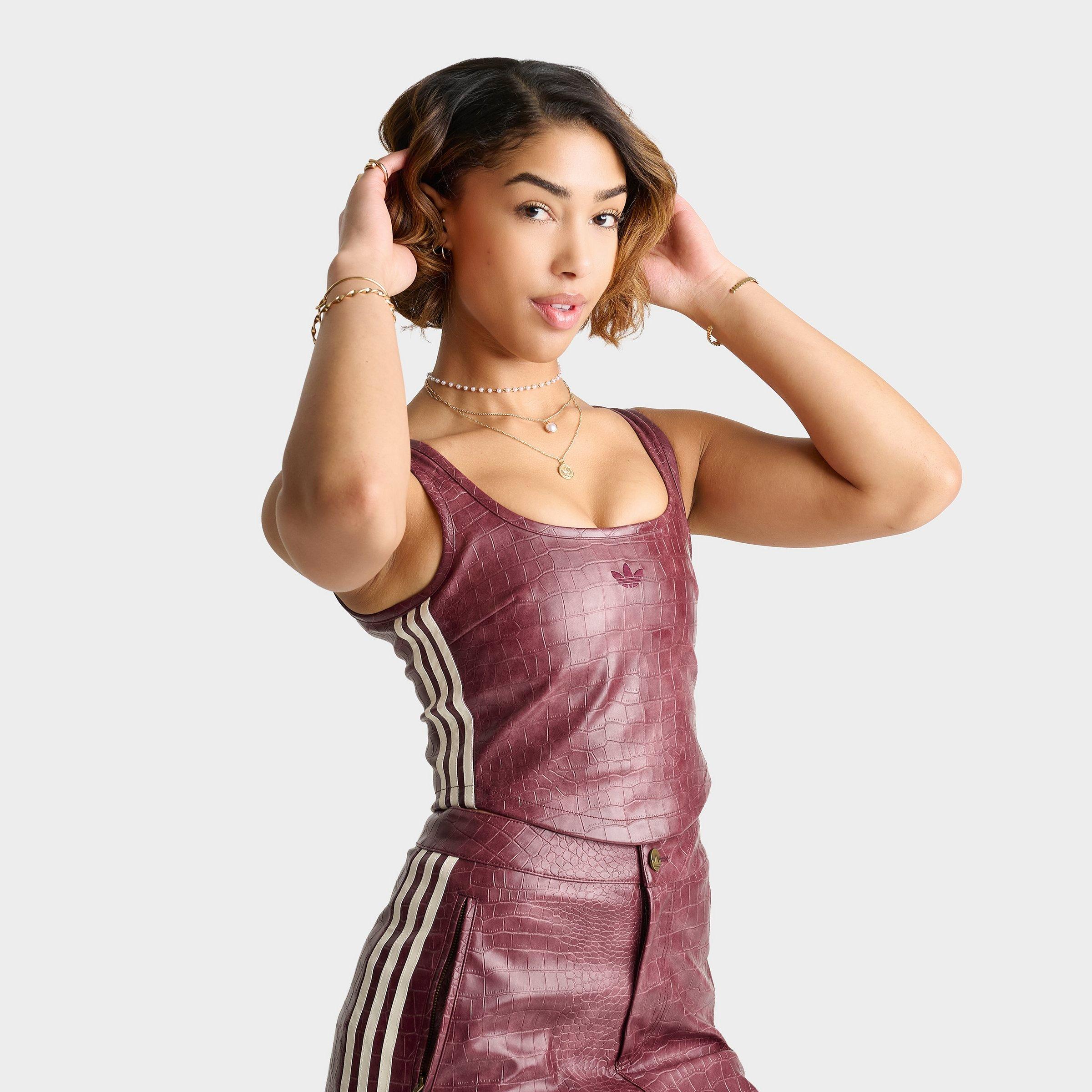 adidas Originals Croc Pleather Corset Top